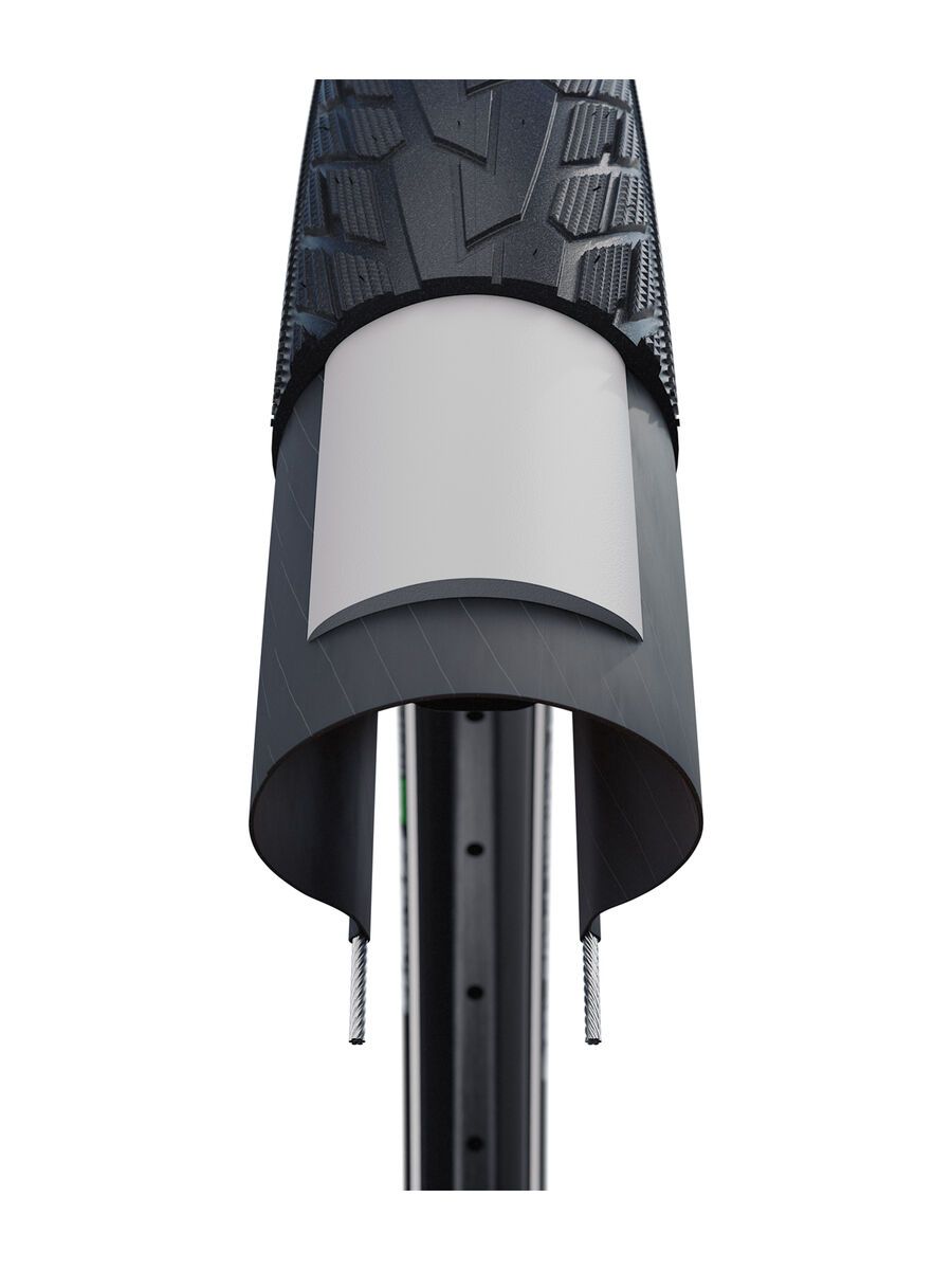 Schwalbe Road Cruiser Plus Active Green PunctureGuard - 26 Zoll, black-reflex - Bild 4