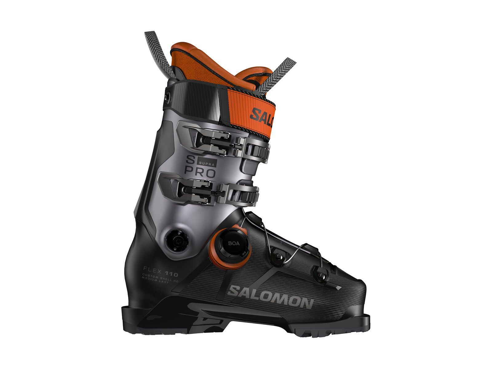 Salomon S/Pro Supra BOA 110 GW, black/beluga met./orange tiger - Bild 1