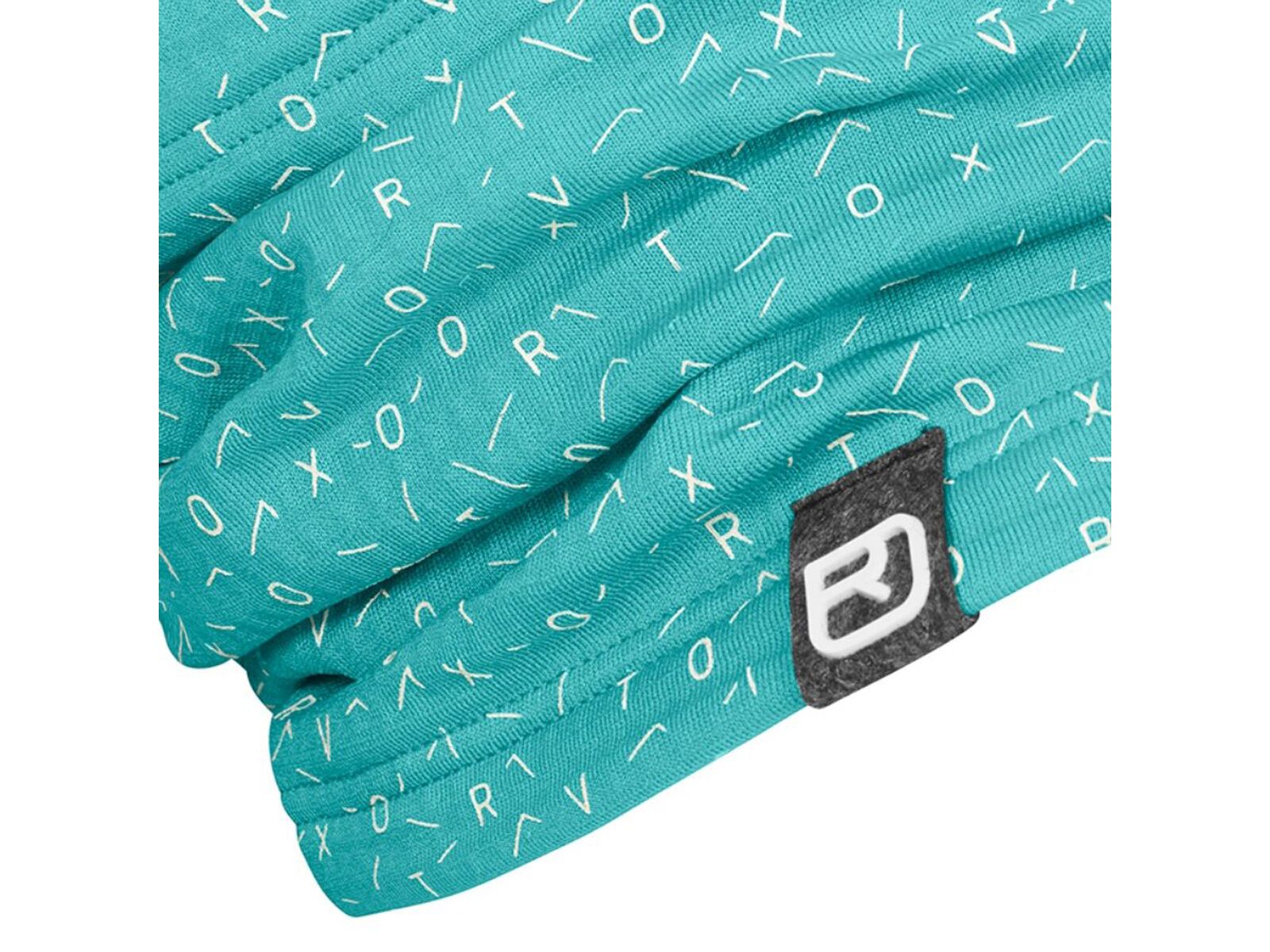 Ortovox Merino Fleece Light Grid Neckwarmer, ice waterfall - Bild 2