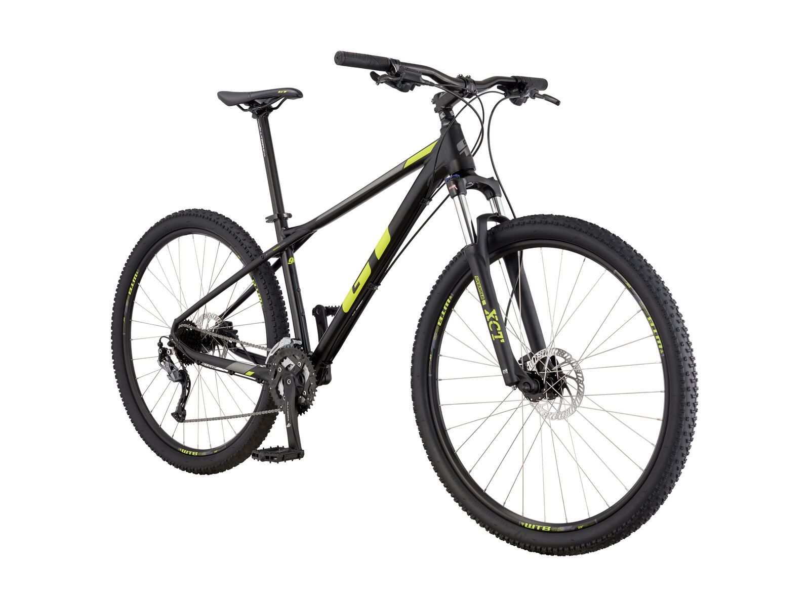 GT Avalanche Sport 27.5, satin black w/ chartreuse & mid silver - Bild 3