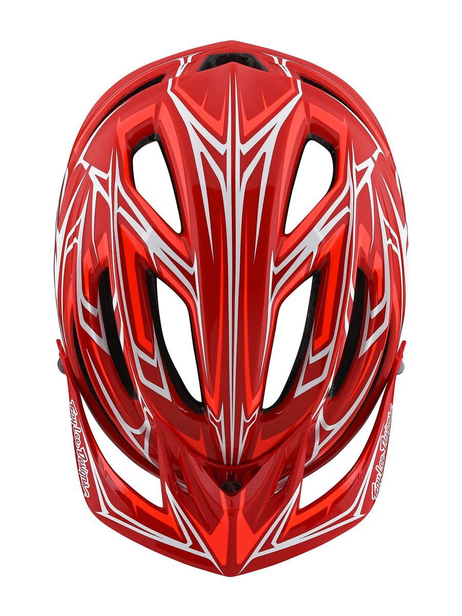 TroyLee Designs A2 Pinstripe 2 Helmet MIPS, red - Bild 2