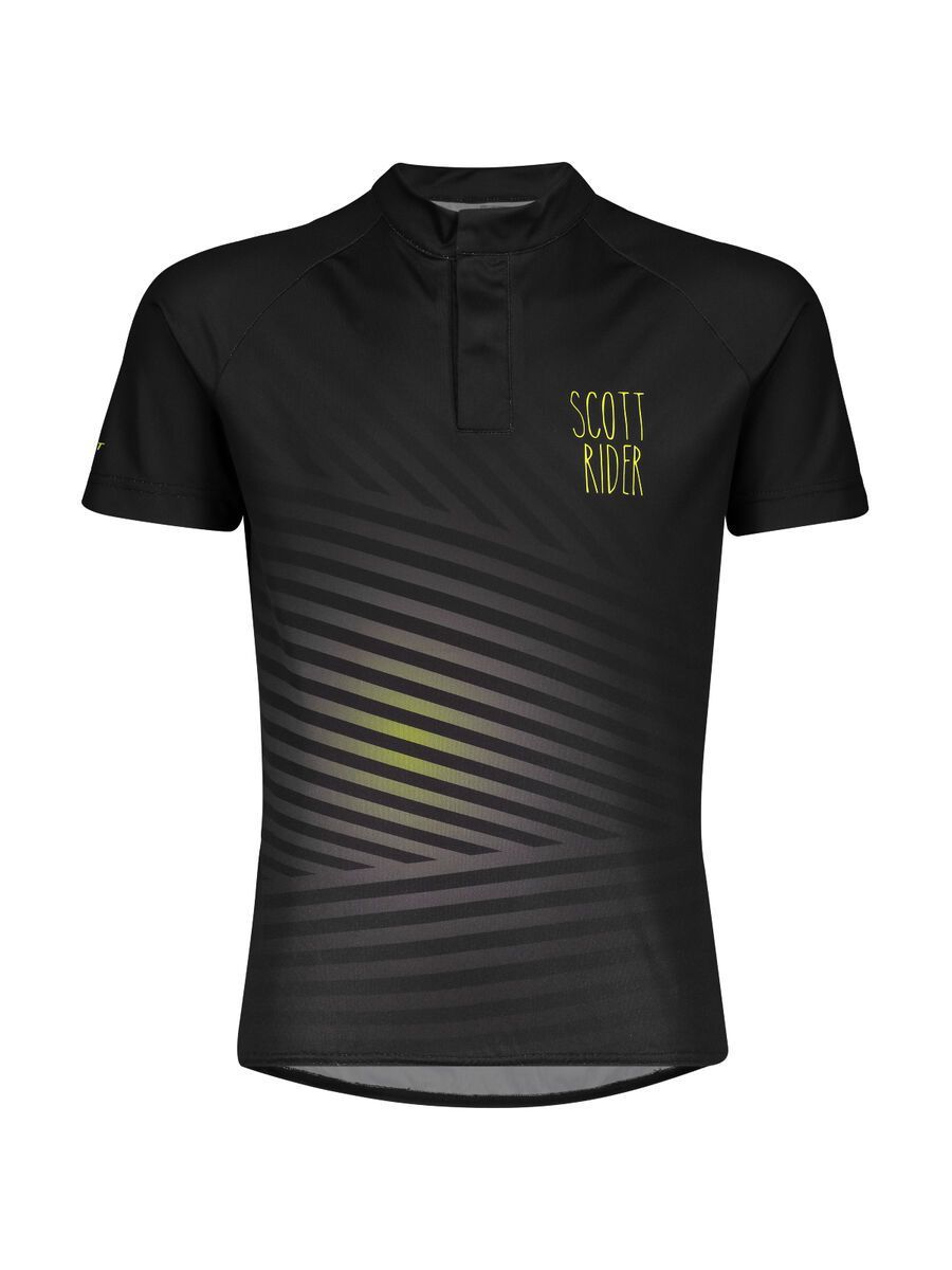 Scott RC Team S/SL Junior Shirt, black/sulphur yellow - Bild 1