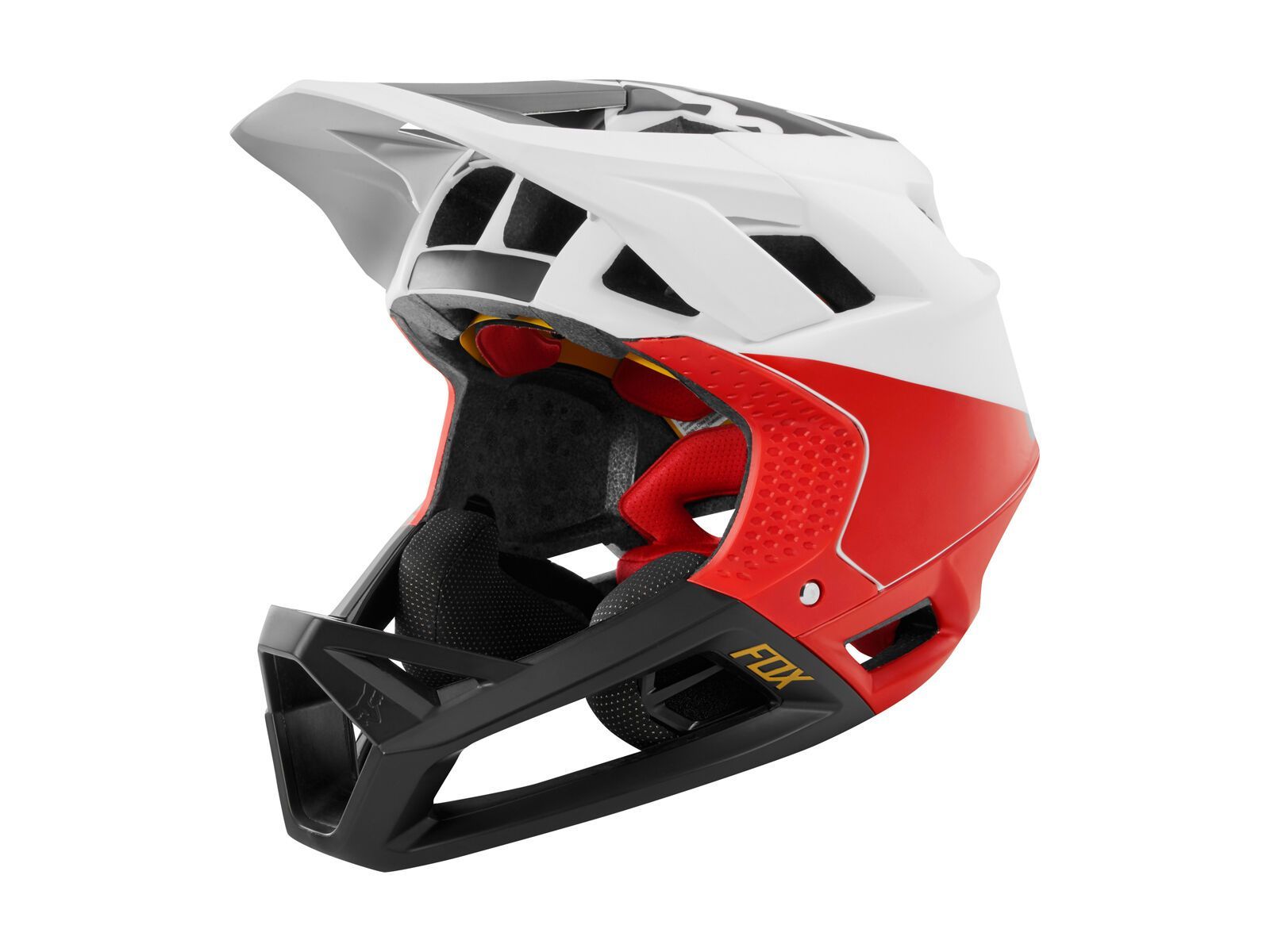Fox Proframe Helmet Pistol, wht/blk/rd - Bild 1