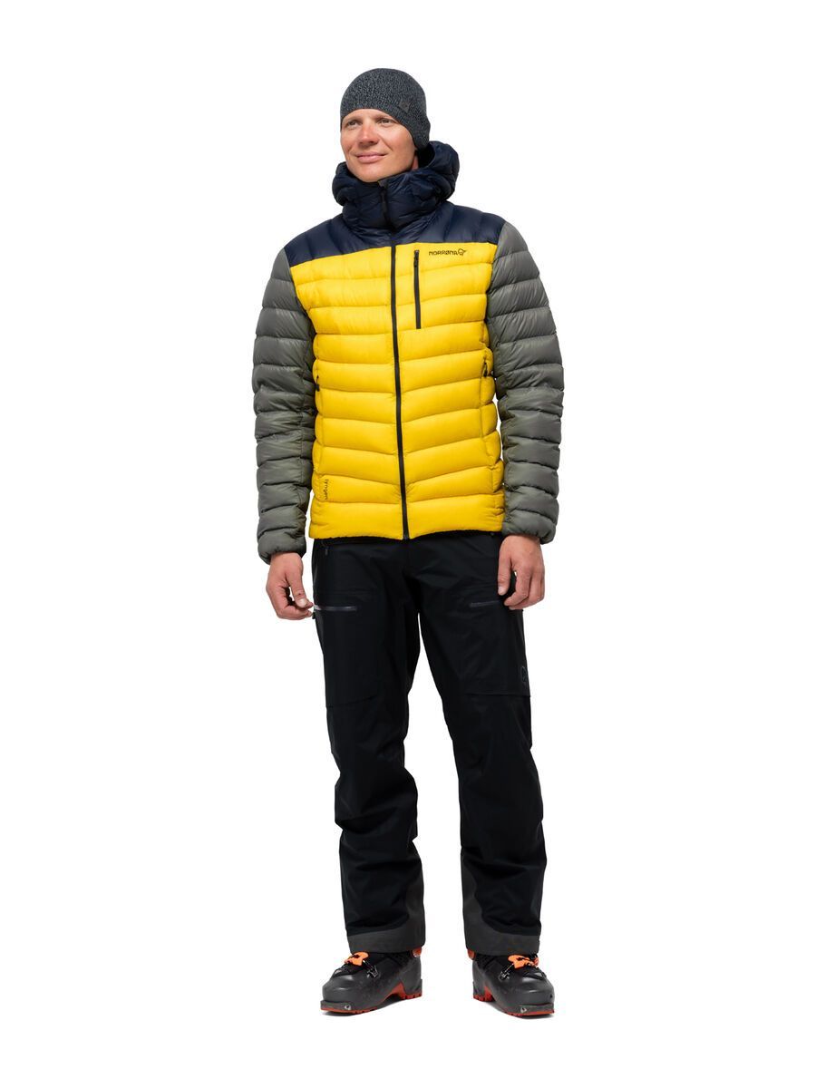 Norrona lyngen down850 Hood M's, indigo night/lemon chrome - Bild 2