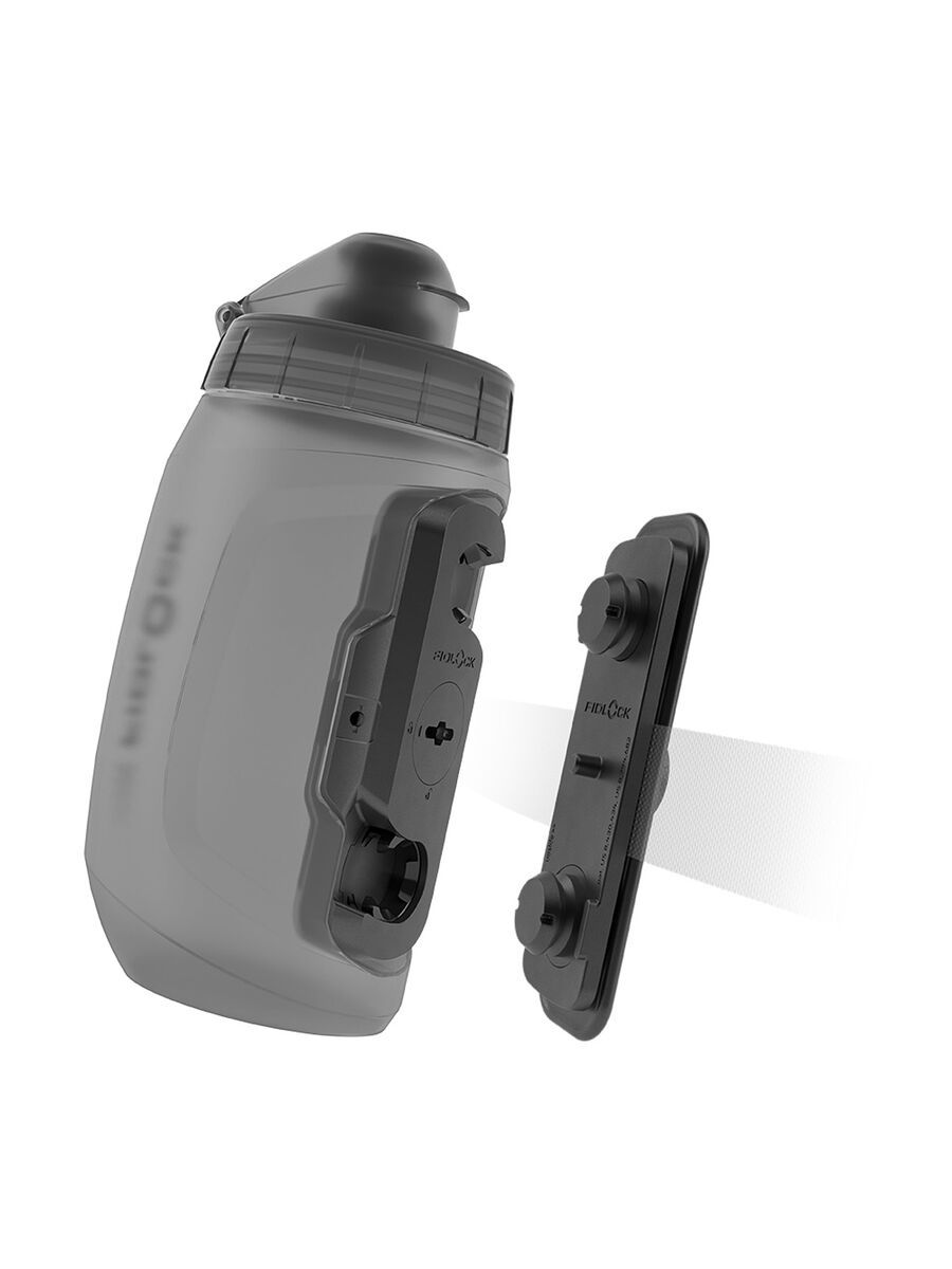 Fidlock Twist Bottle 450 + Tex Base Multi, transparent black - Bild 2