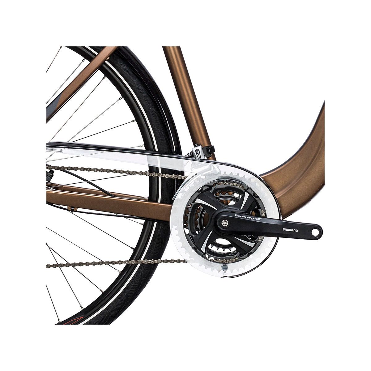 Cube Touring Pro Easy Entry, havanna brown´n´orange - Bild 3