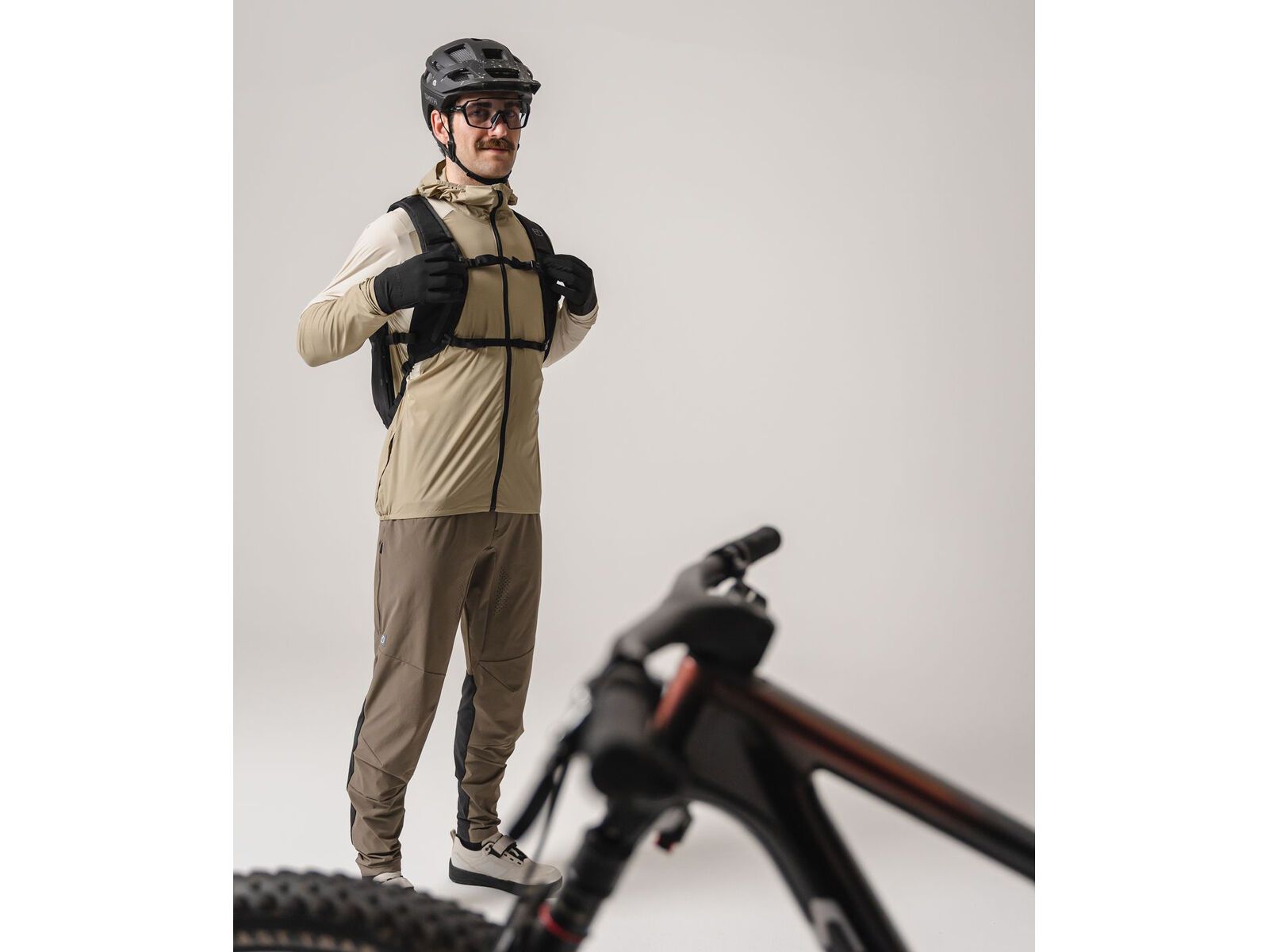 Ortovox Sequence Trail Pants M, black raven - Bild 5