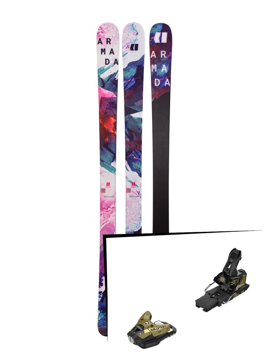 Set: Armada Victa 83 2019 + Salomon STH2 WTR 16 gold/black - Bild 1