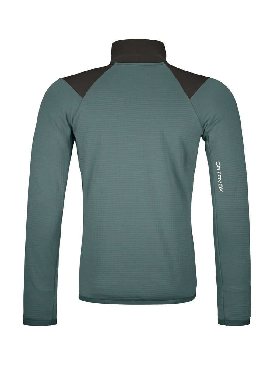 Ortovox Merino Fleece Grid Jacket M, dark arctic grey - Bild 2