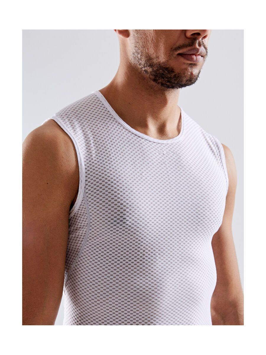 Craft Stay Cool Mesh Superlight Sleeveless M, white - Bild 6