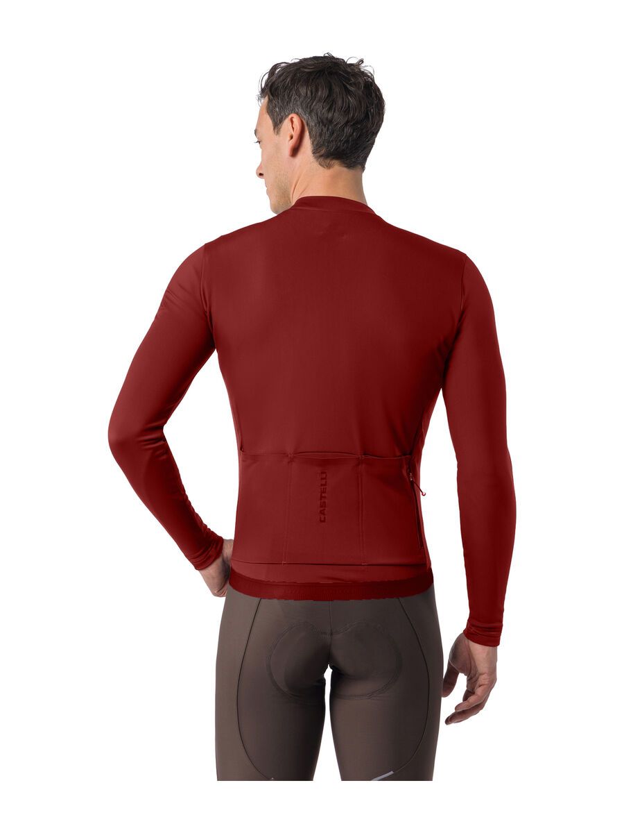 Castelli Espresso Thermal 2 Jersey, garnet - Bild 3