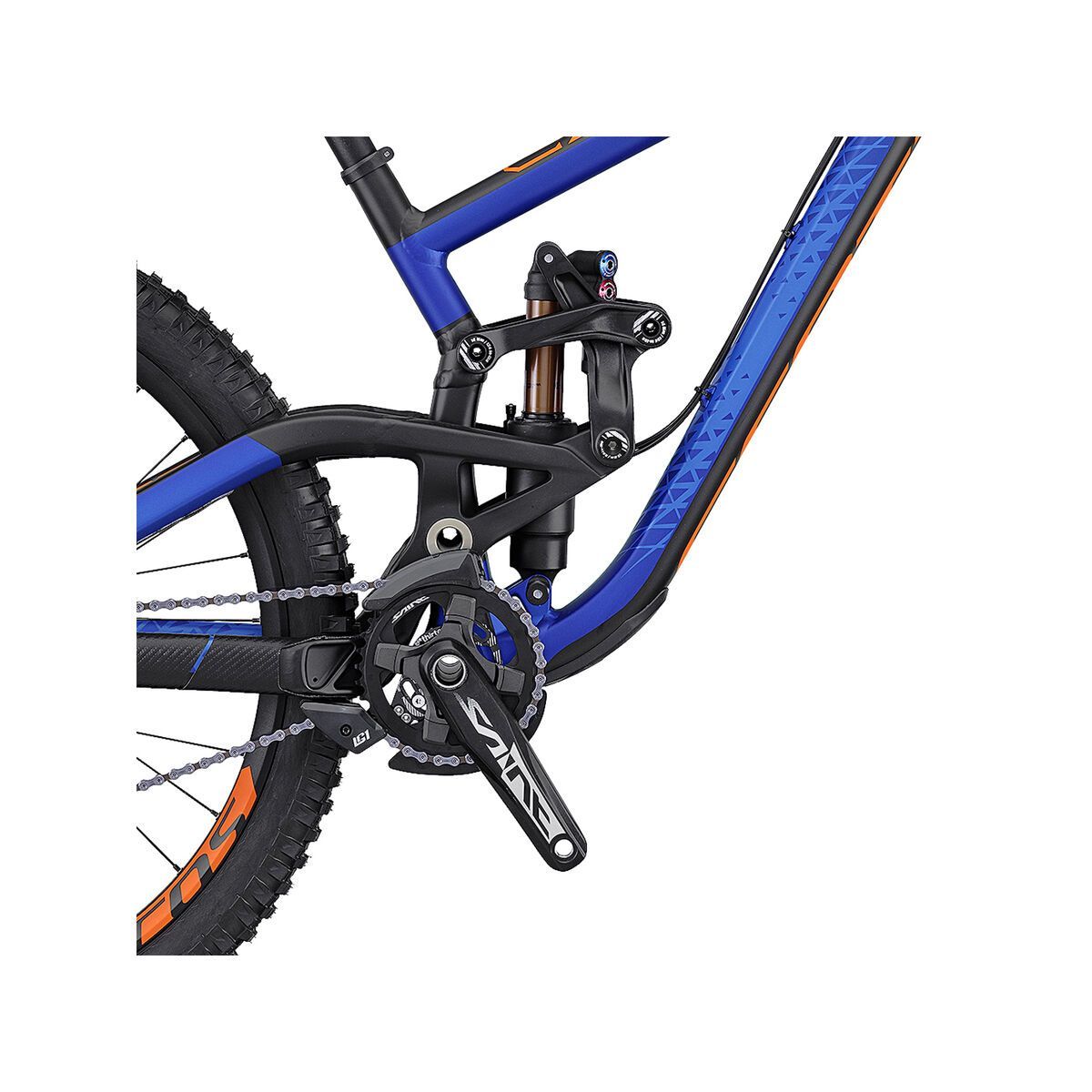 Scott Gambler 710, black/blue/orange - Bild 5