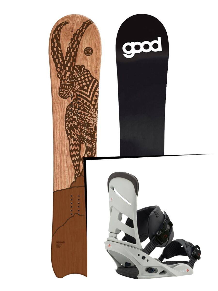 Set: goodboards Capra 2017 + Burton Mission (1712876S) - Bild 1
