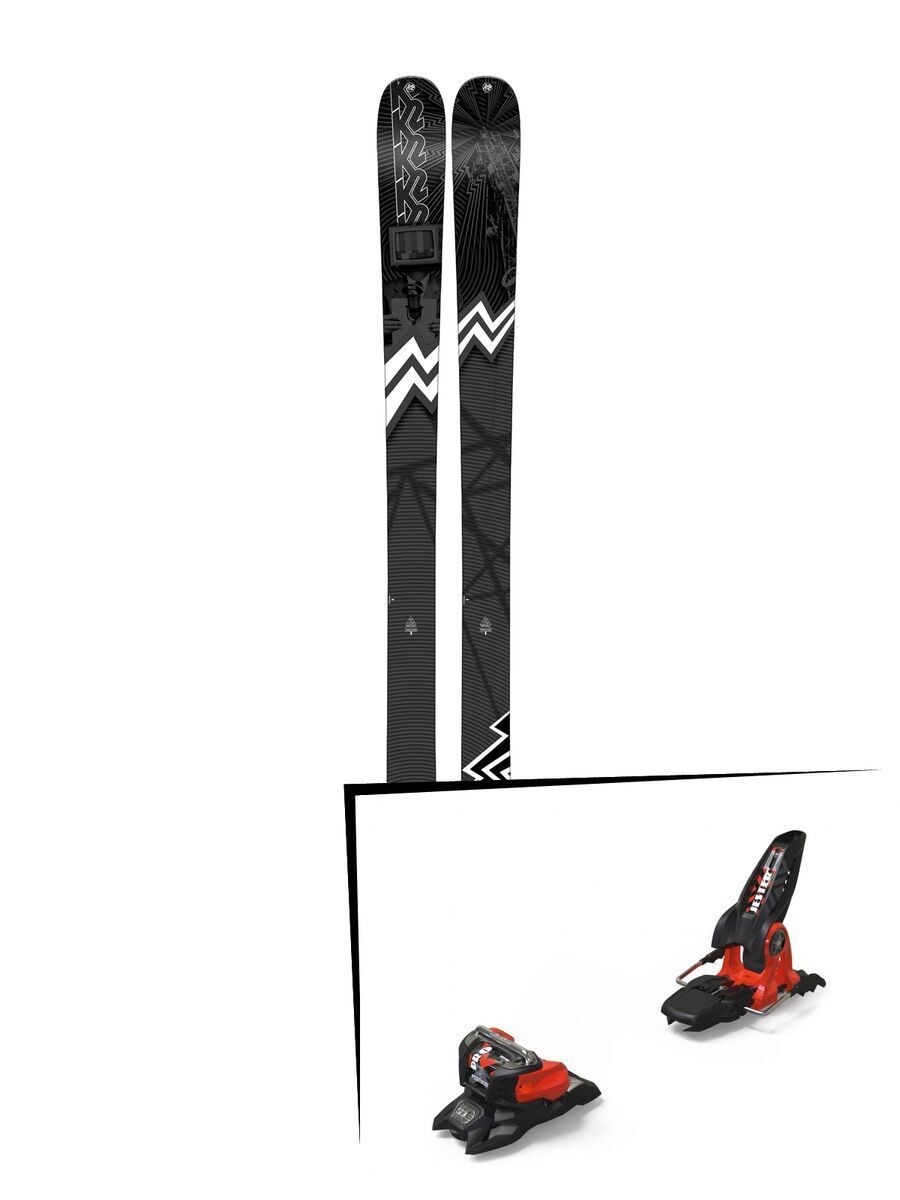 Set: K2 SKI Press 2019 + Marker Jester 18 Pro ID black/flo-red - Bild 1