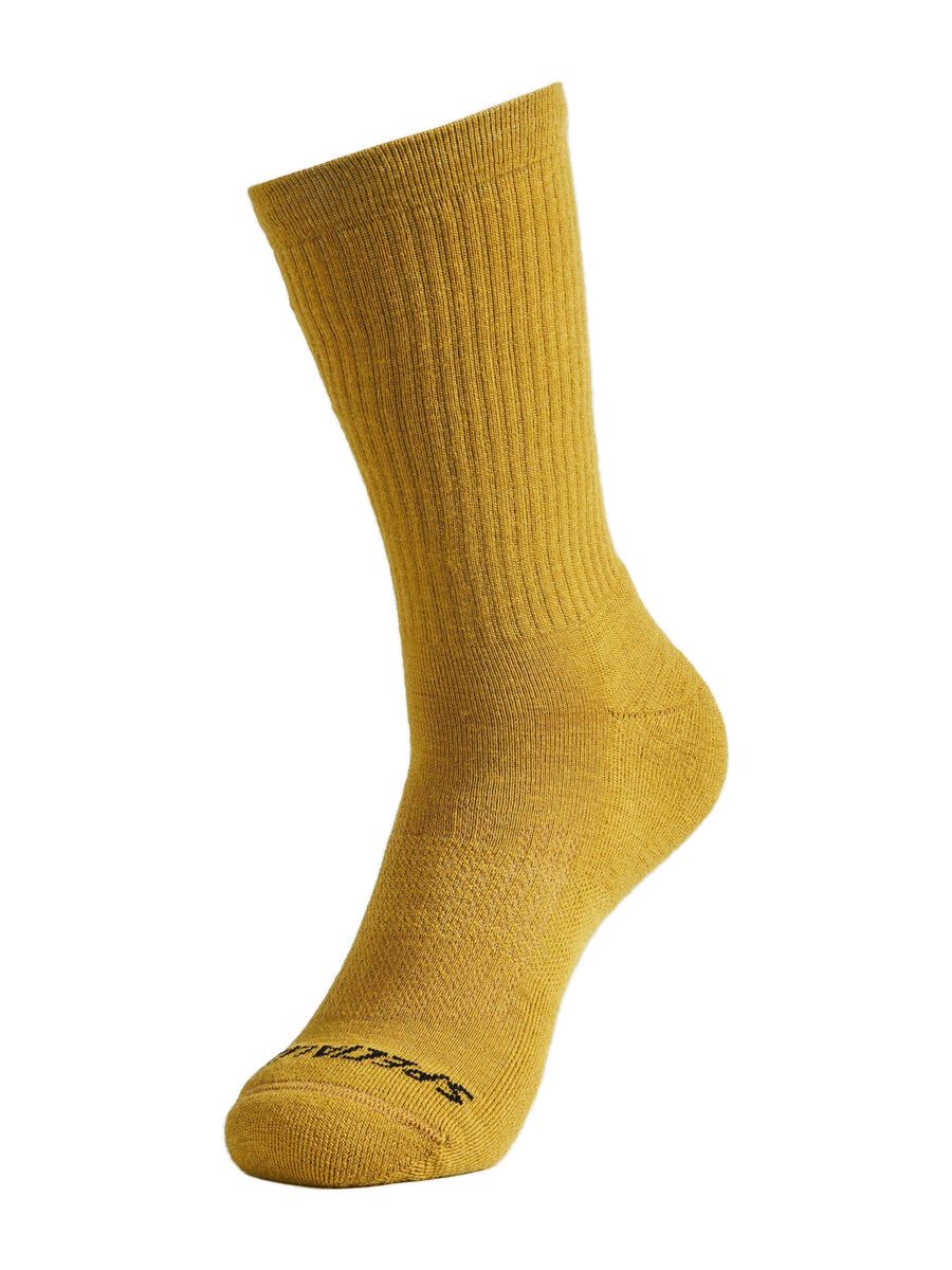 Specialized Merino Midweight Tall Logo Sock, harvest gold - Bild 2