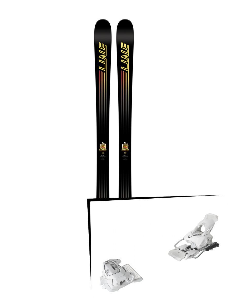 Set: Line Honey Badger 2018 + Tyrolia Attack² 12 GW matt white - Bild 1