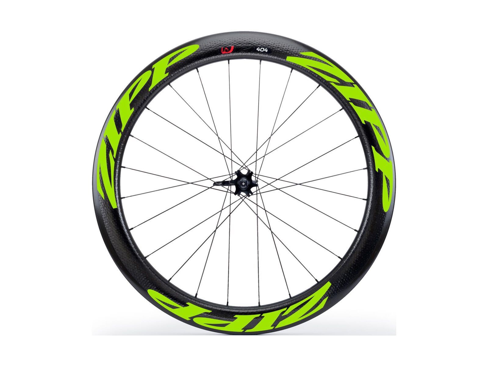 Zipp 404 Firecrest Carbon Clincher Disc-brake, schwarz/grün - Bild 1
