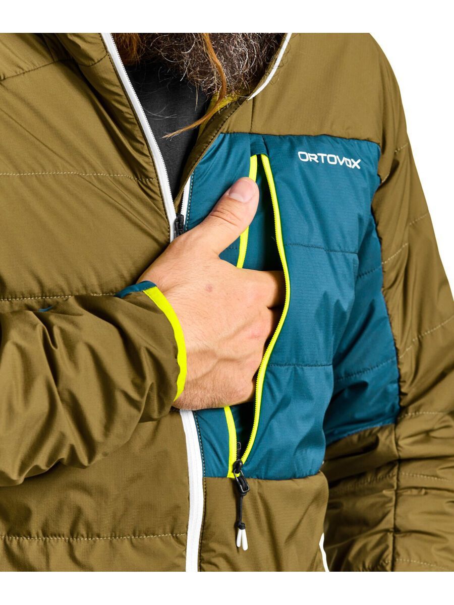 Ortovox Swisswool Piz Duan Jacket M, green moss - Bild 5