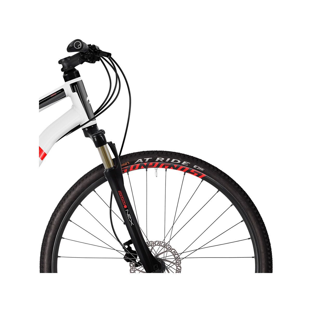 Ghost Square Cross 2.8 W AL, star white/jet black/fiery red - Bild 7