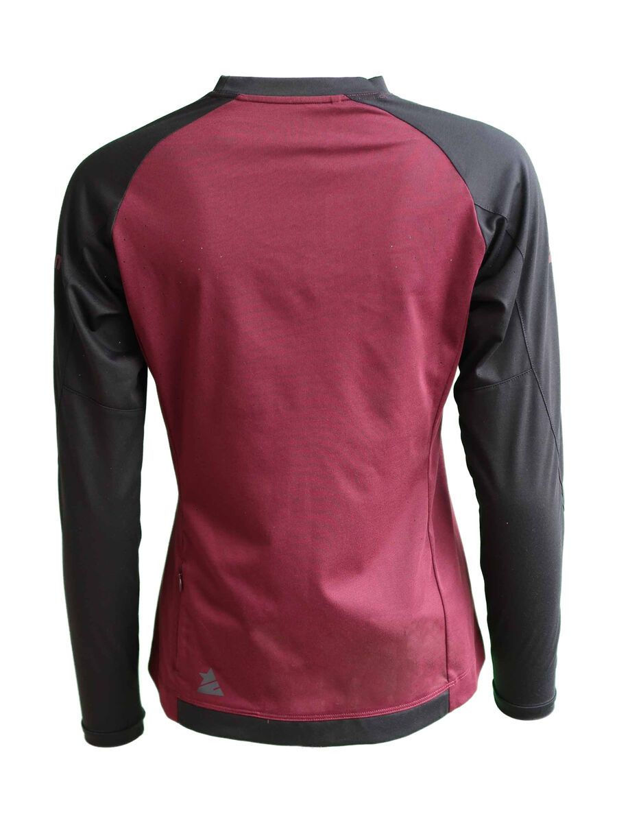 Zimtstern PureFlowz Shirt LS Women’s, windsor wine/pirate black - Bild 2