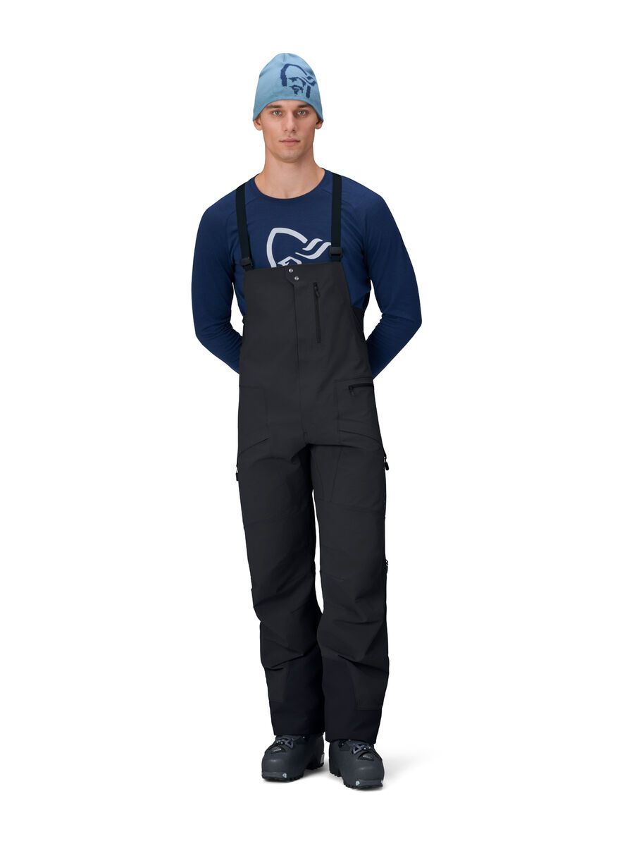 Norrona møre flex1 Bib M's, caviar black - Bild 3