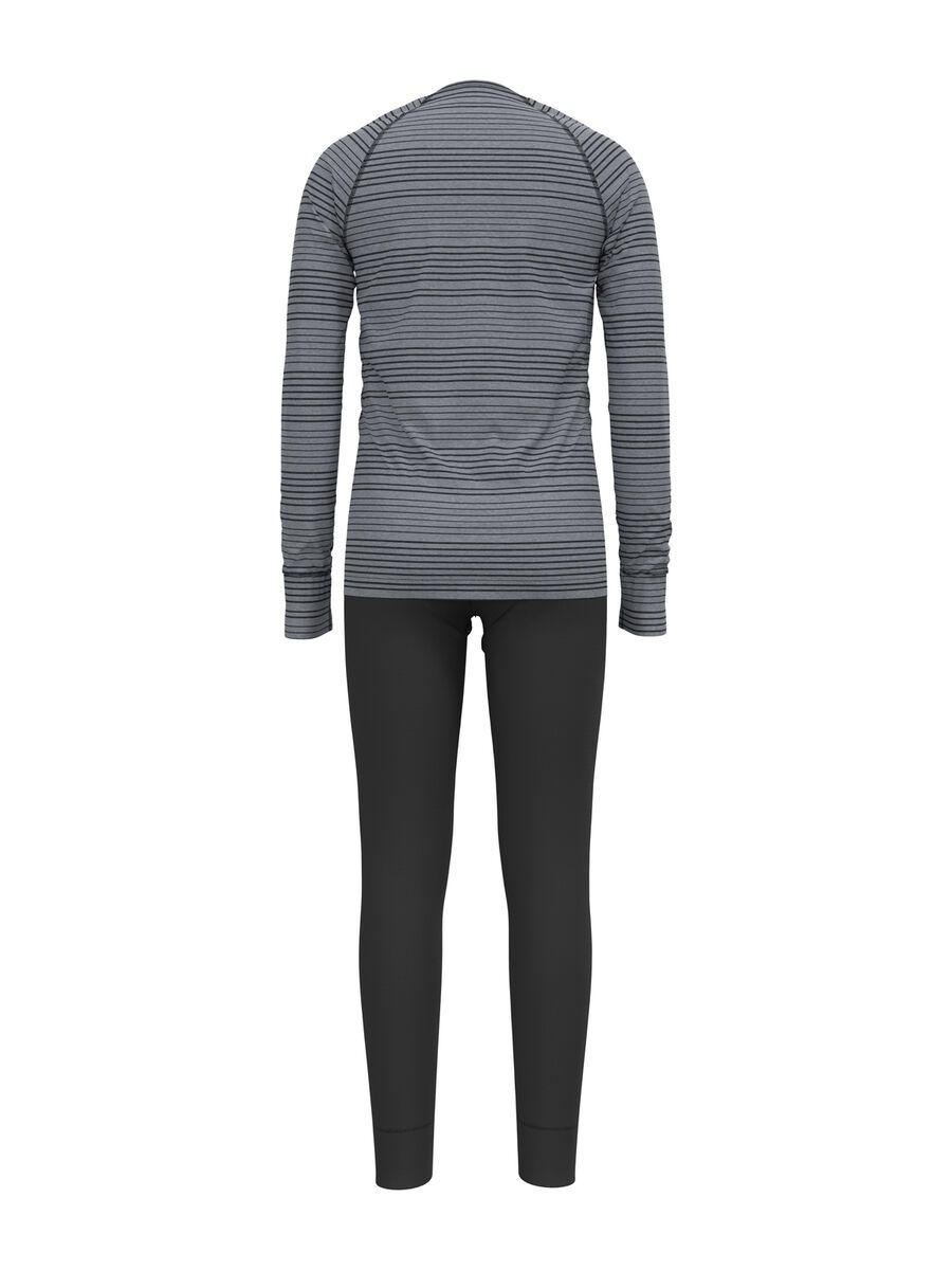 Odlo Active Warm Eco Base Layer Set, black/grey melange - Bild 2