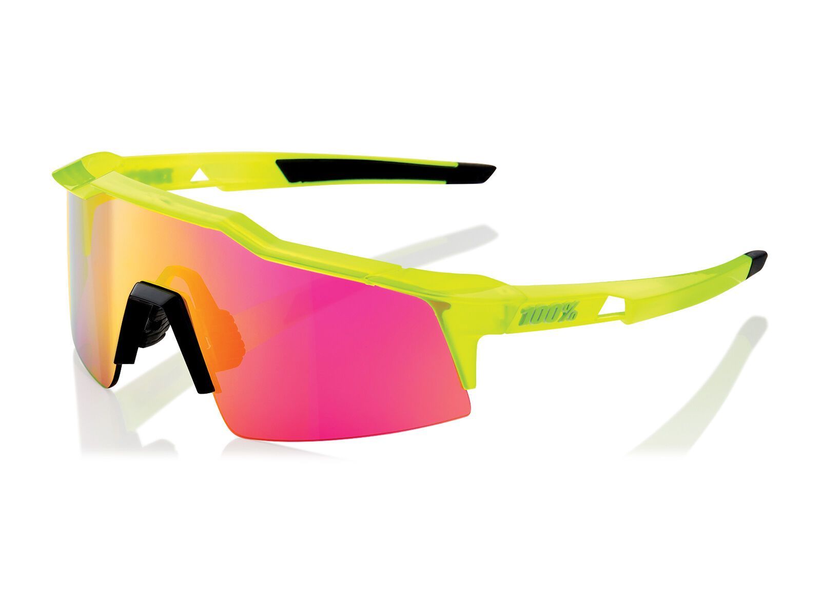 100% Speedcraft Small inkl. WS, acidulous/Lens: purple multilayer mirrorror - Bild 1