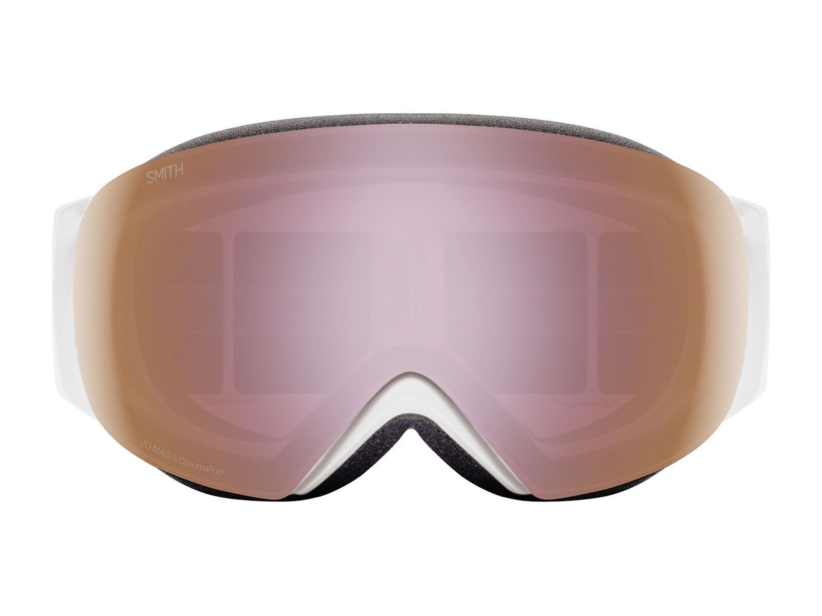Smith I/O Mag S, ChromaPop Everyday Rose Gold Mirror / white chunky knit - Bild 3