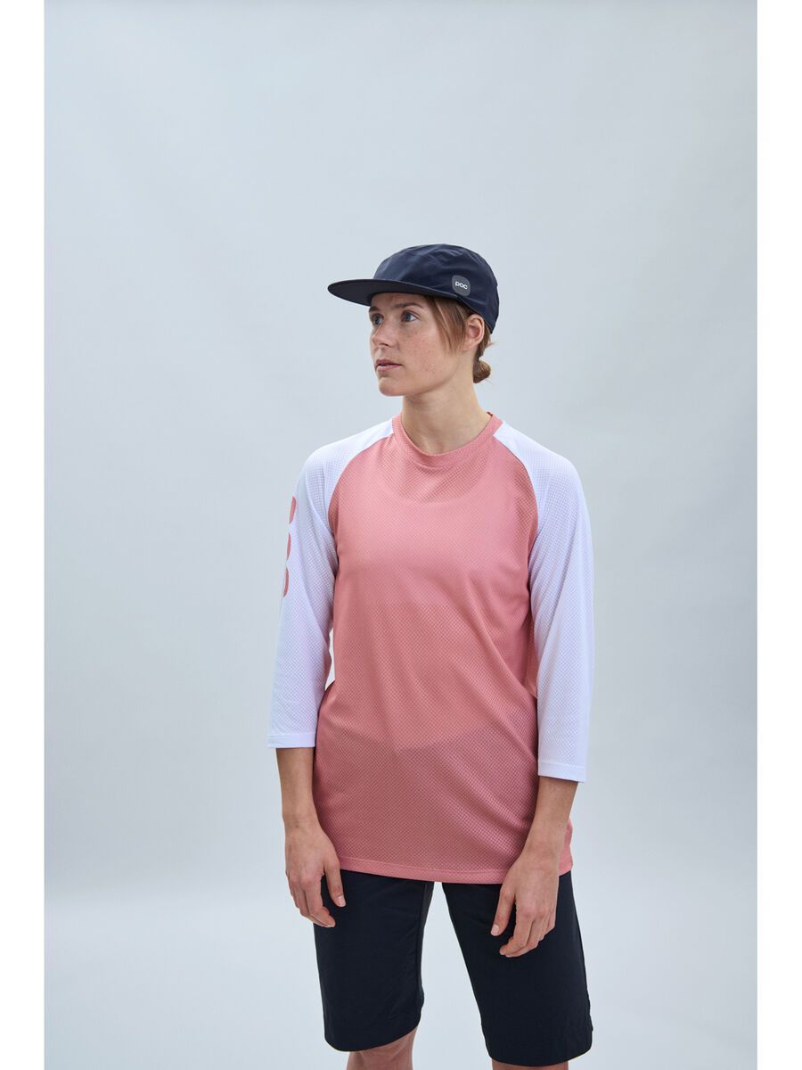 POC W's MTB Pure 3/4 Jersey, rock salt/hydrogen white - Bild 7