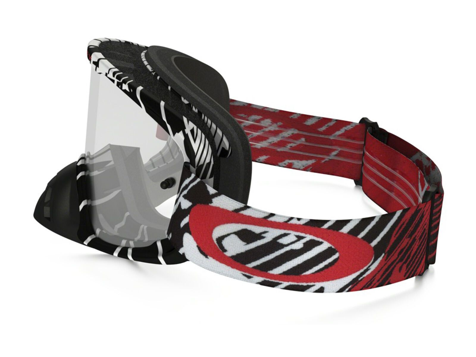 Oakley O2 MX, skull rushmore red/Lens: clear - Bild 4