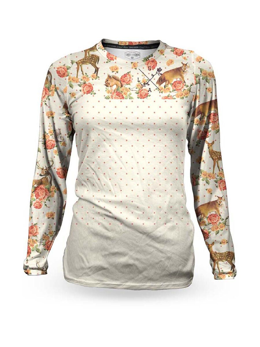 Loose Riders C/S Women's Jersey LS Forest Animals - Bild 1