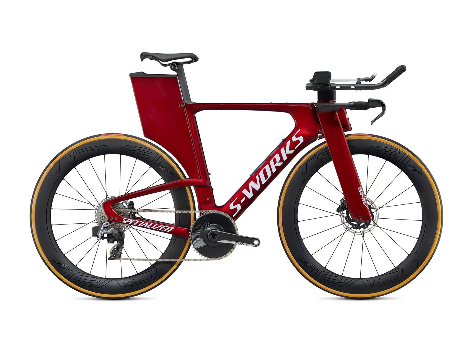 Specialized S-Works Shiv Disc SRAM Red eTap AXS, gloss metallic crimson/dove grey - Bild 1