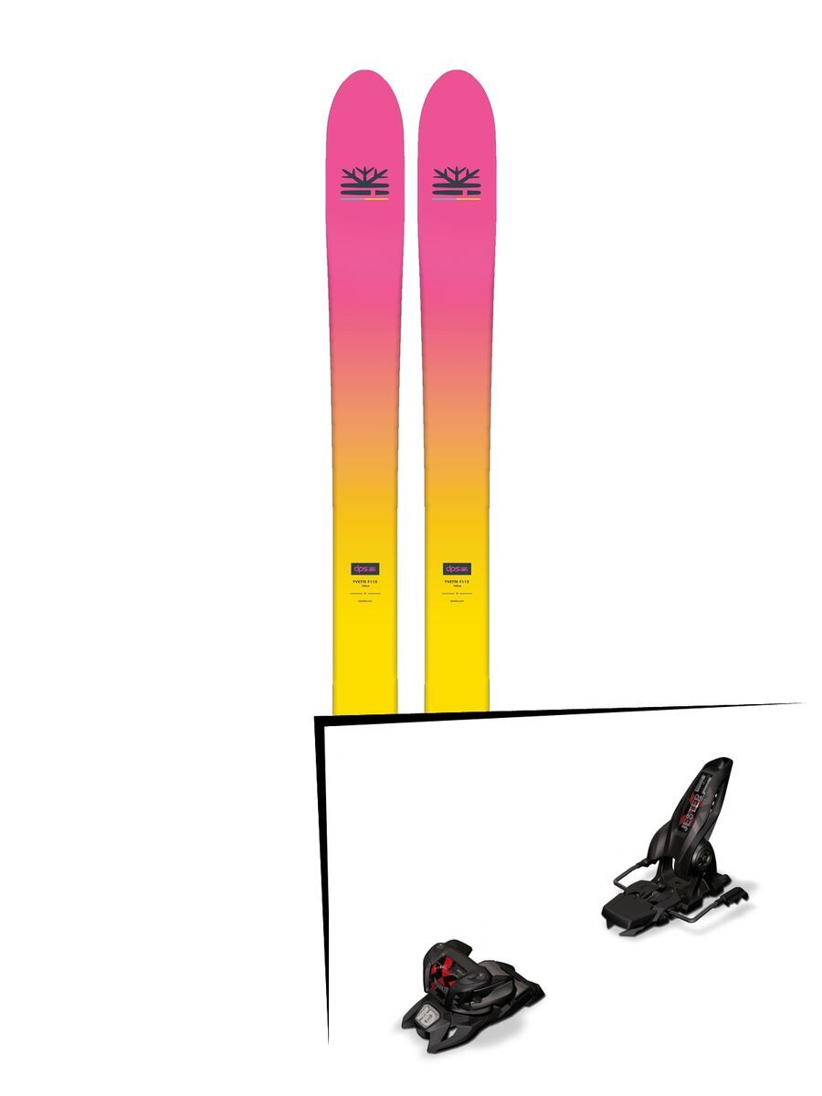Set: DPS Skis Yvette 112 RP2 Foundation 2018 + Marker Jester 16 ID black - Bild 1