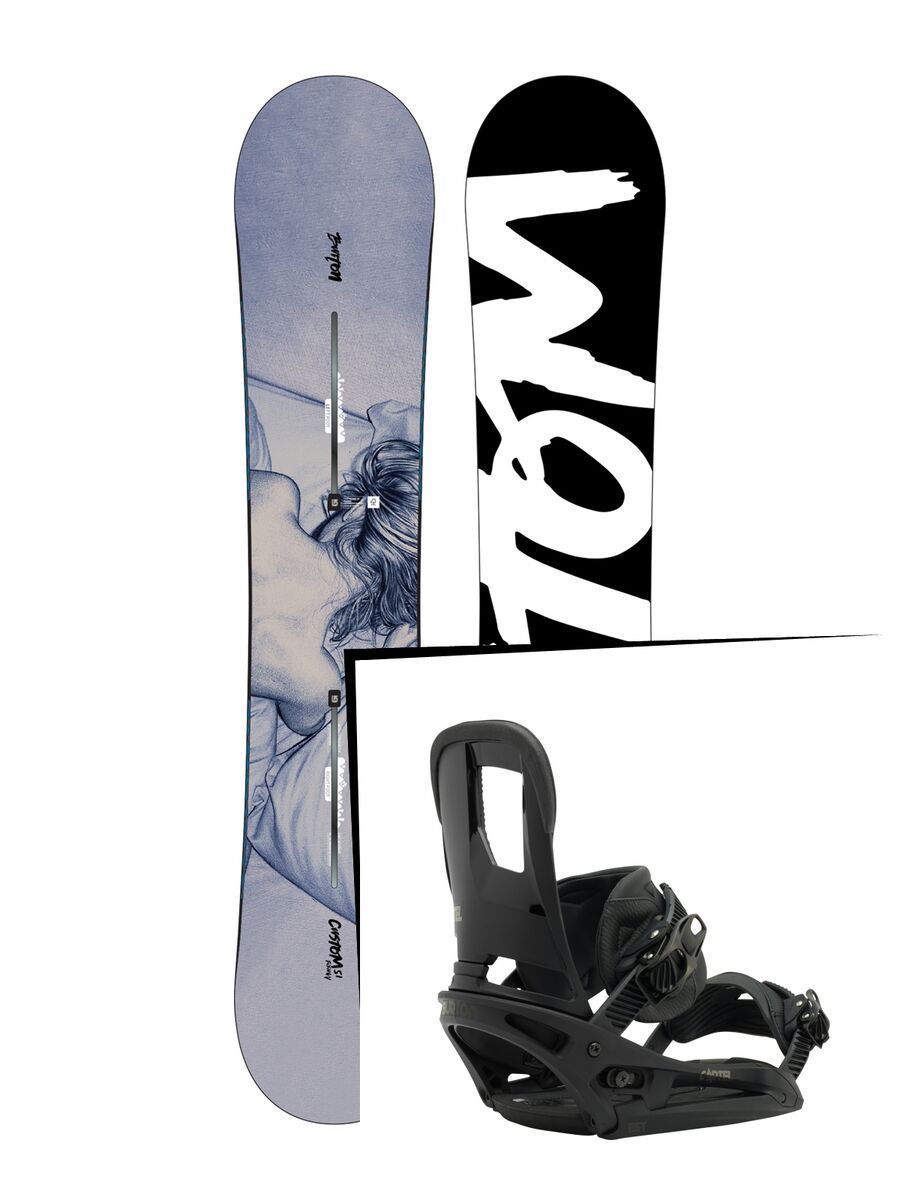 Burton Set: Custom Twin Flying V 2016 + Burton Cartel EST - Bild 1