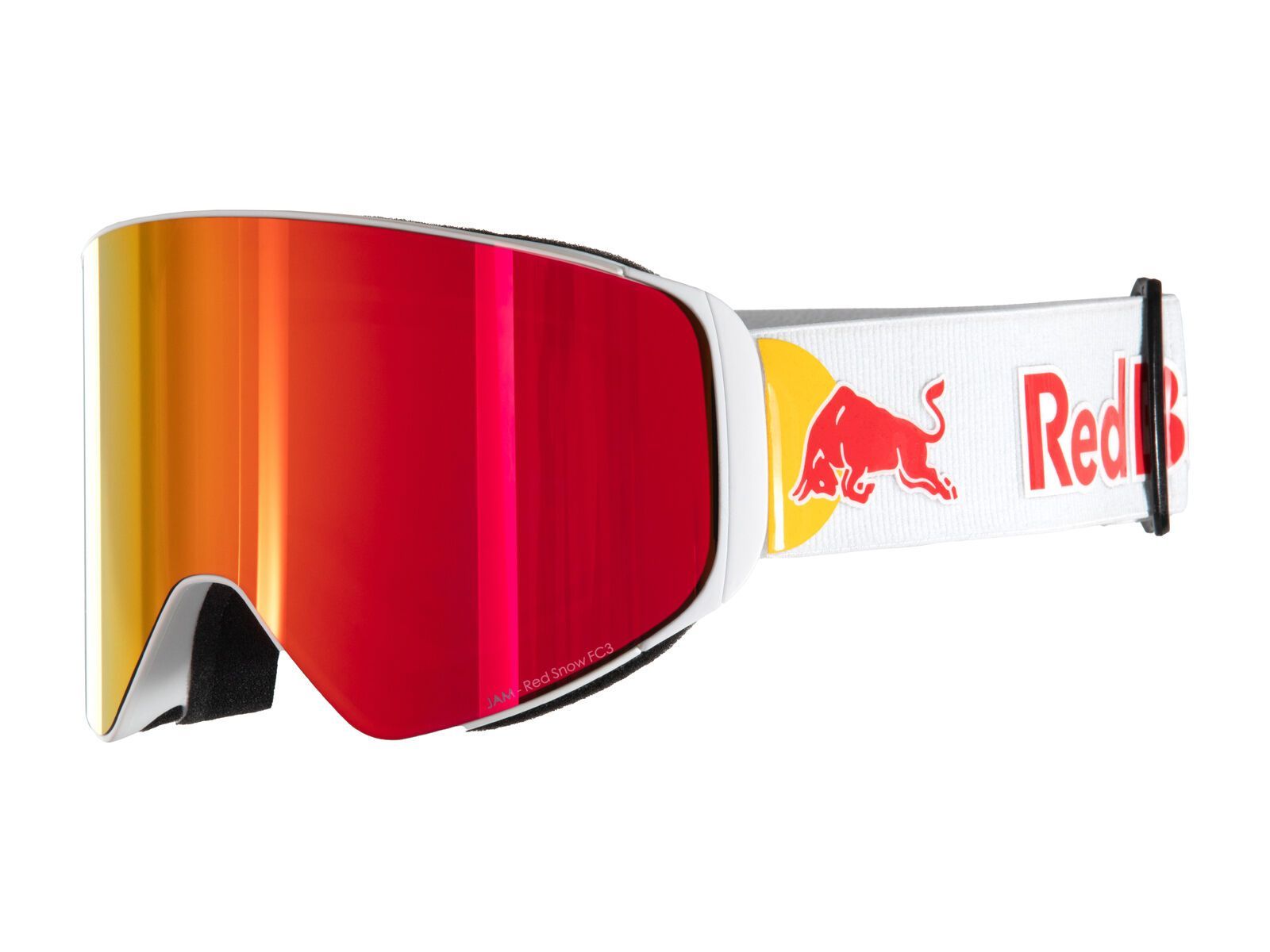 Red Bull Spect Eyewear Jam, Brown-Red Mirror / matt white - Bild 1
