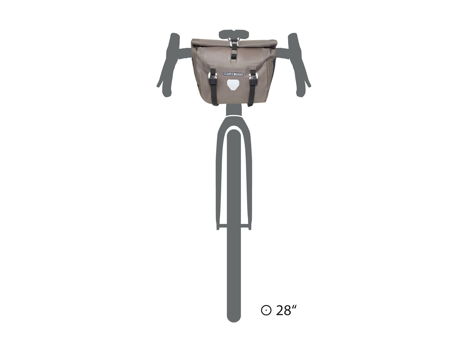 ORTLIEB Handlebar-Pack QR 11 L, dark sand - Bild 8