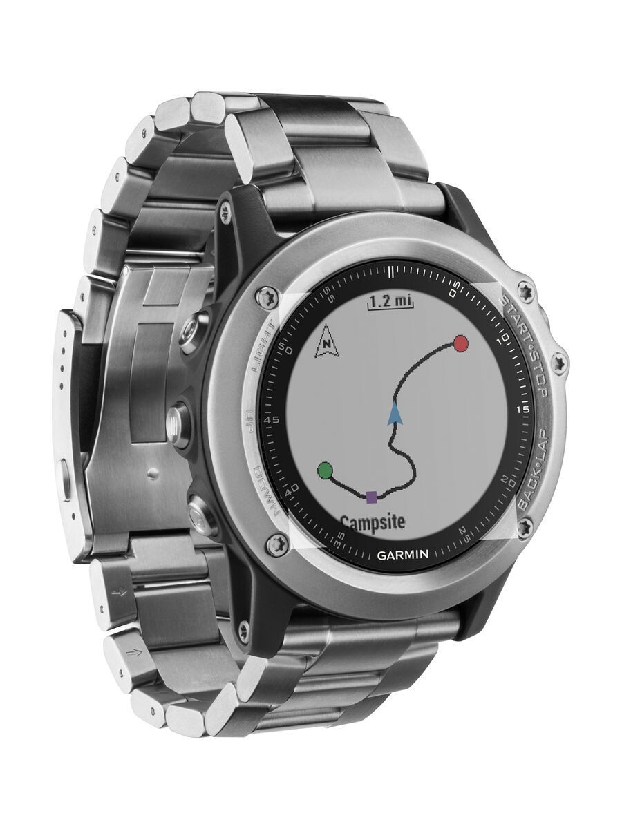 Garmin fenix 3 mit Saphirglas, Titaniumarmband, titanium - Bild 6