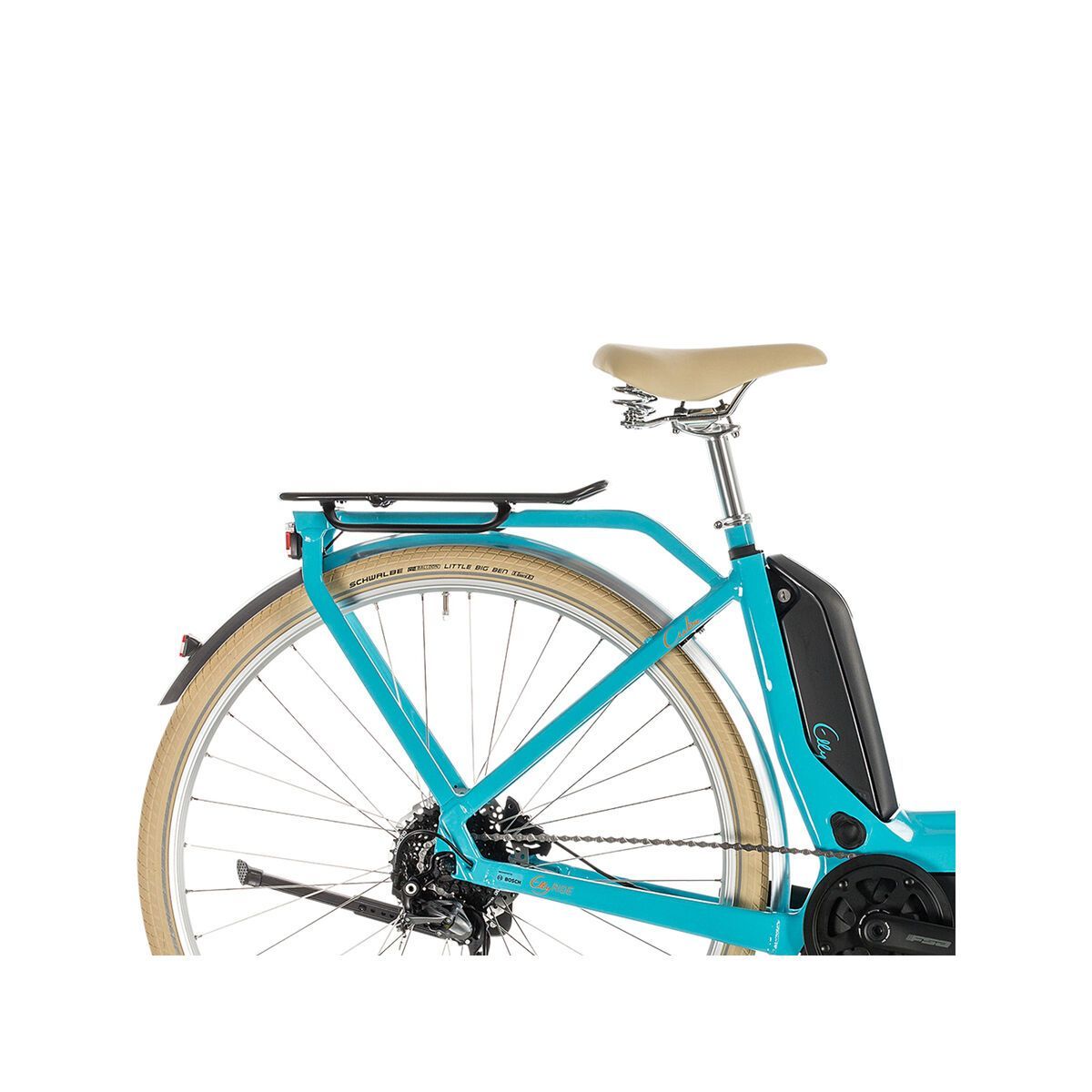 Cube Elly Ride Hybrid 400, aqua´n´orange - Bild 5