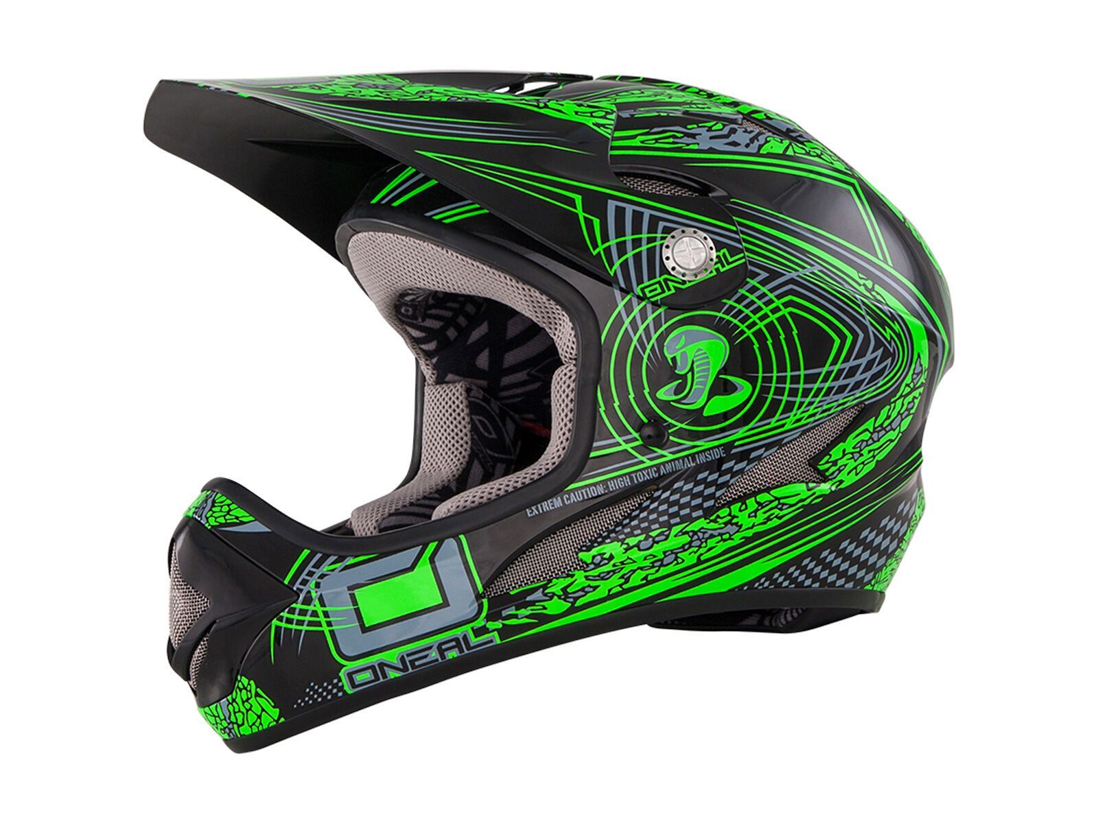 ONeal Backflip Fidlock DH Helmet Evo Venom, green - Bild 1
