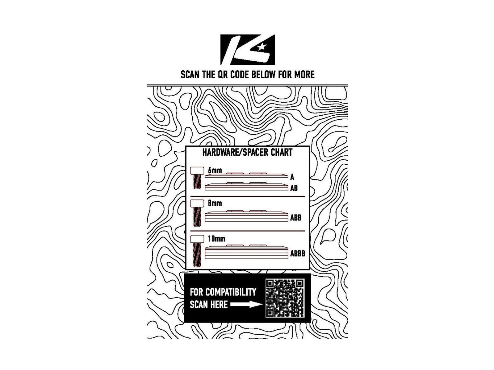 K-Edge Replacement Insert Kit Hammerhead, black - Bild 5