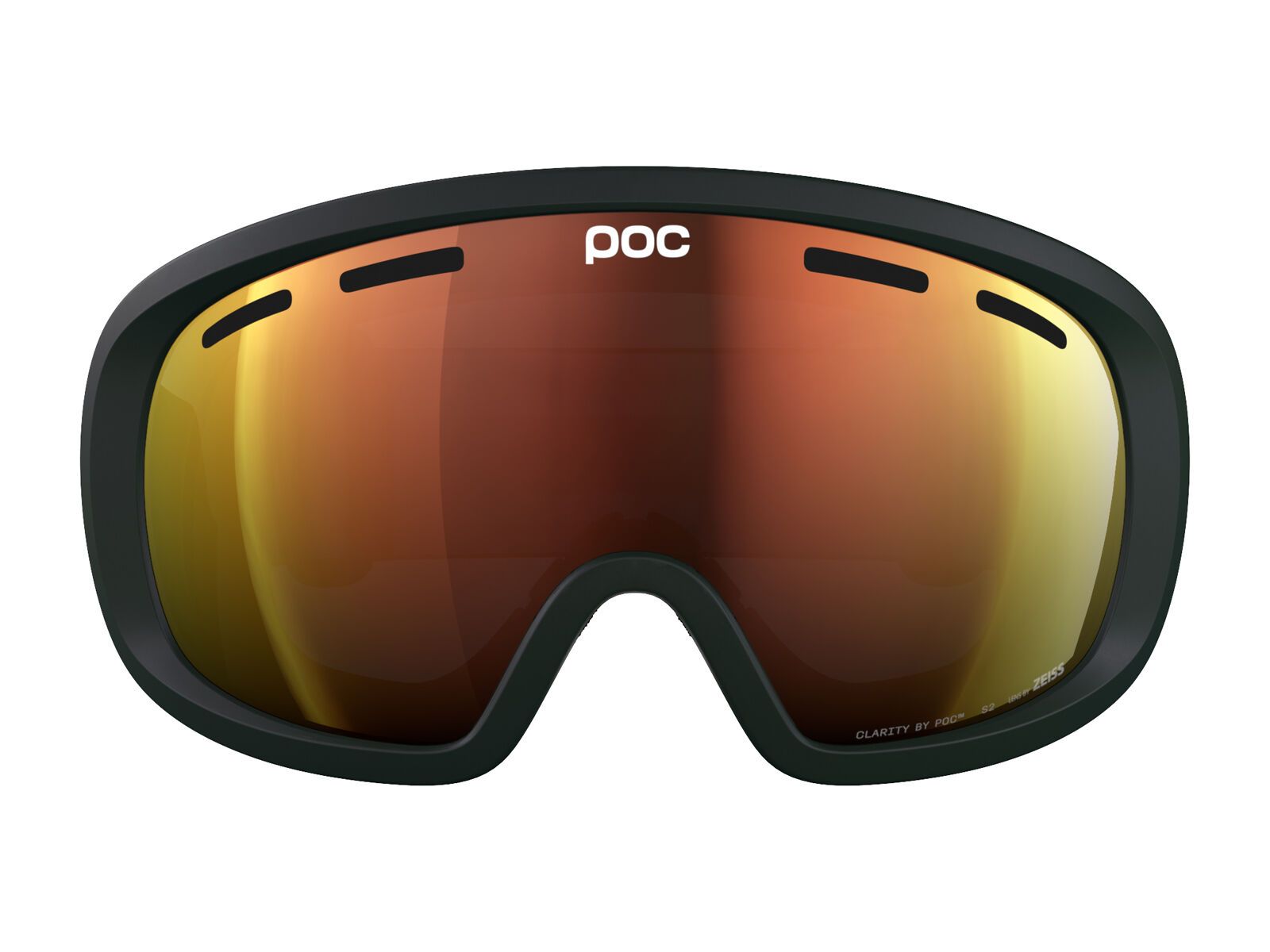POC Fovea Mid, Clarity Intense Partly Sunny Orange / pargasite green - Bild 2