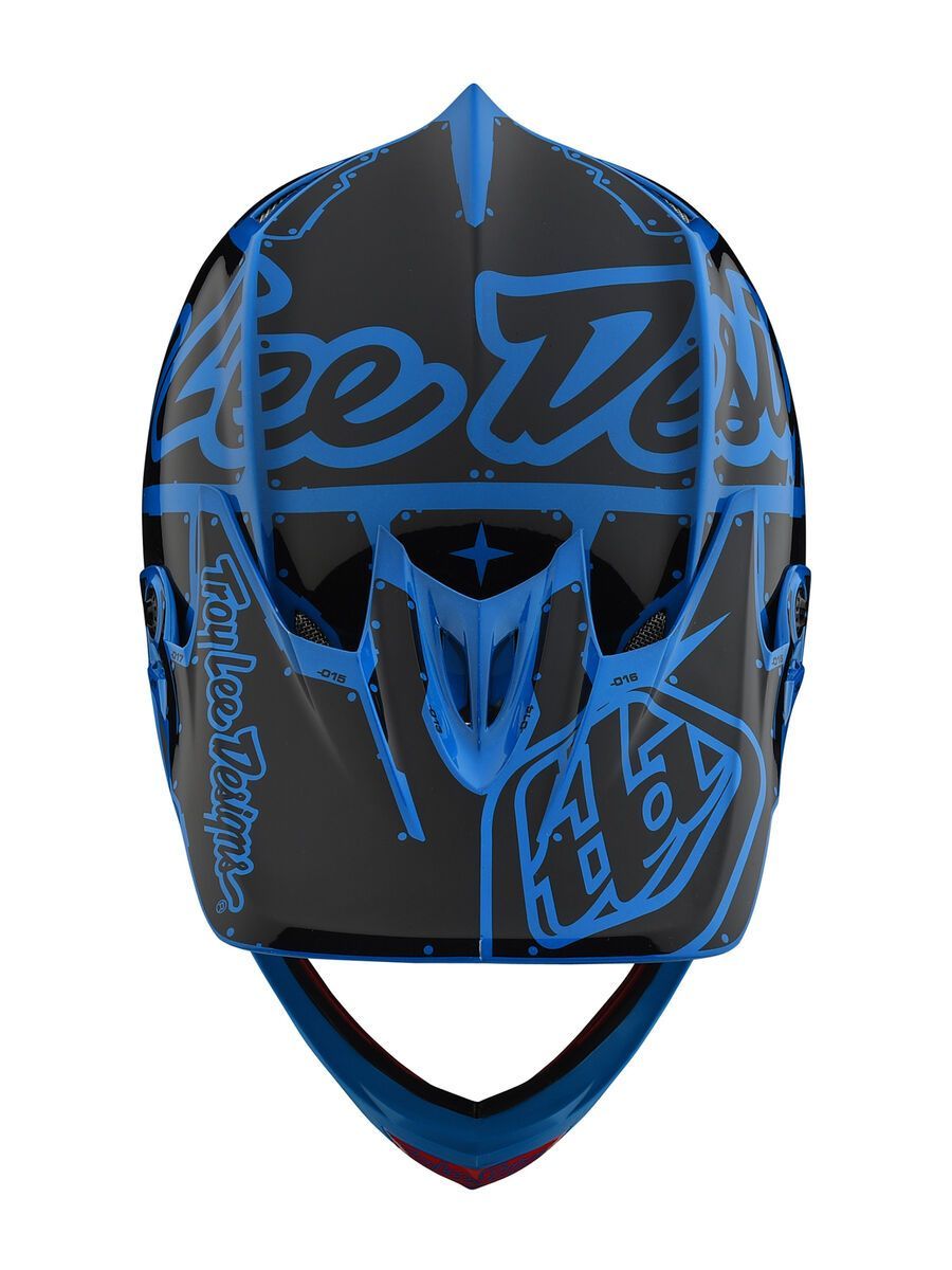 TroyLee Designs D3 Fiberlite Helmet Factory, ocean - Bild 4