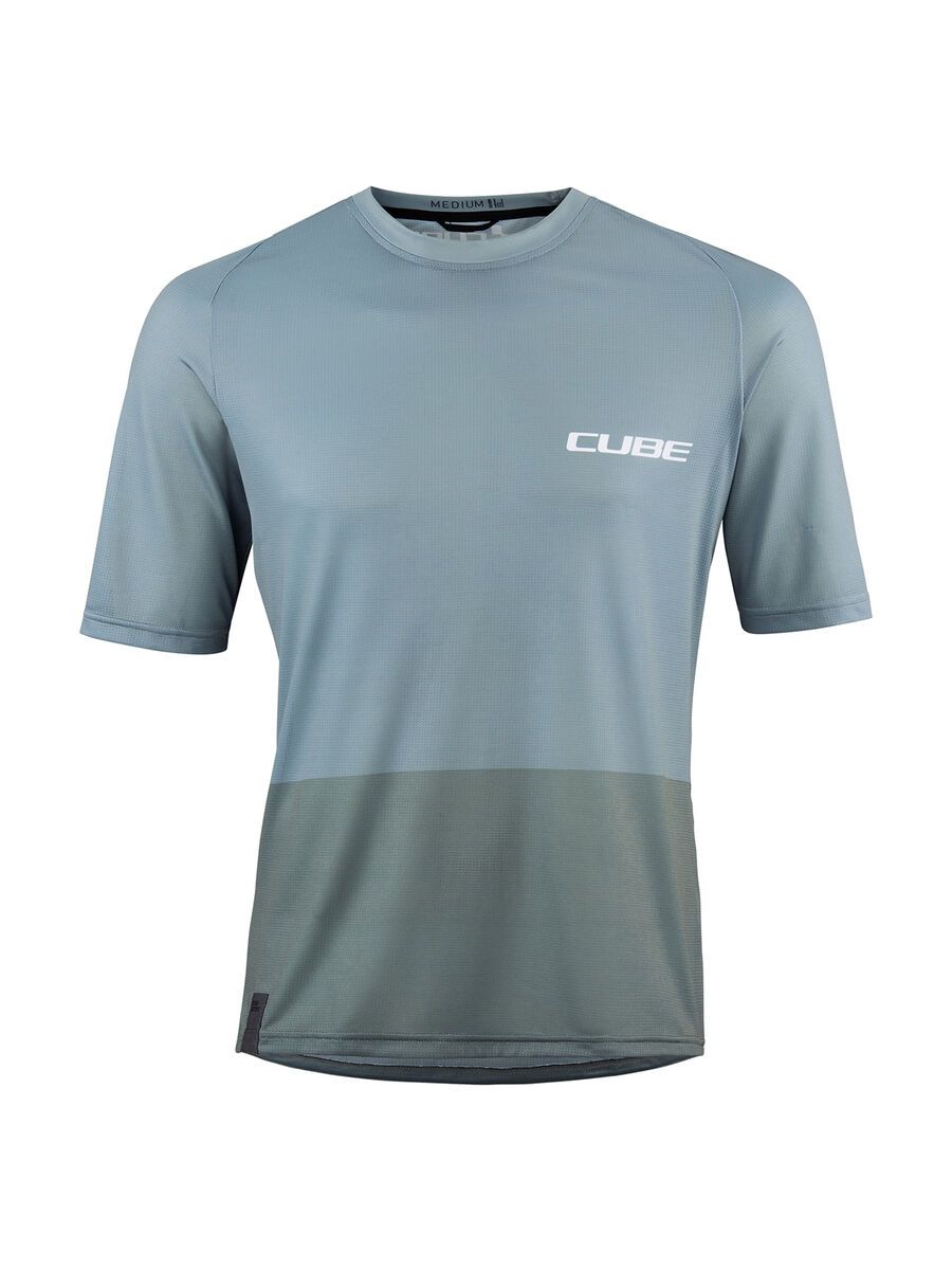 Cube Edge Rundhalstrikot kurzarm, green - Bild 1