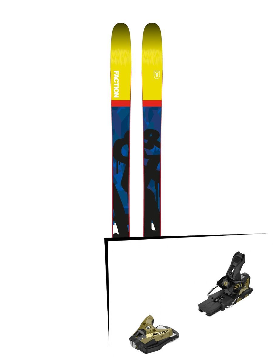 Set: Faction Prodigy 3.0 2018 + Salomon STH2 WTR 16 gold/black - Bild 1