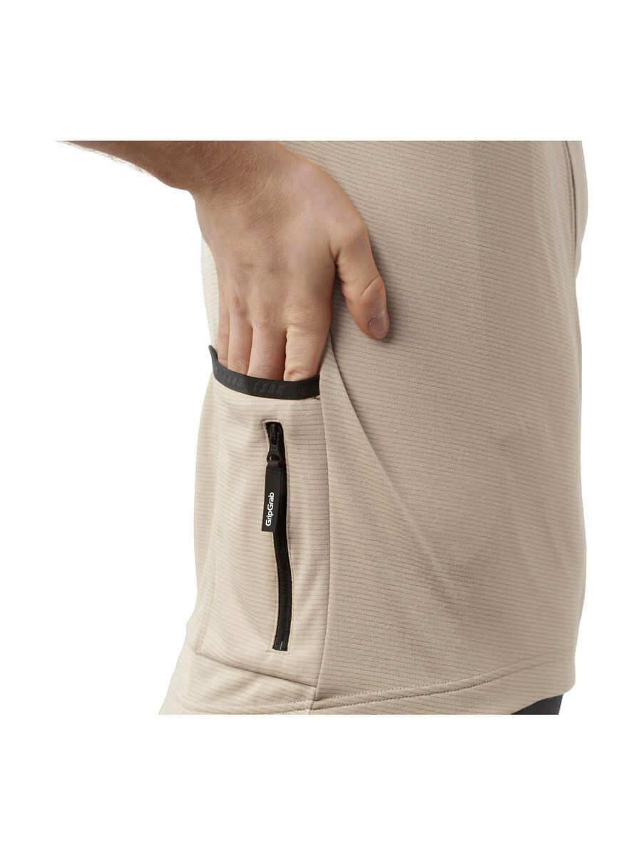 GripGrab EXPLR Merinotech Short Sleeve Jersey, beige - Bild 6