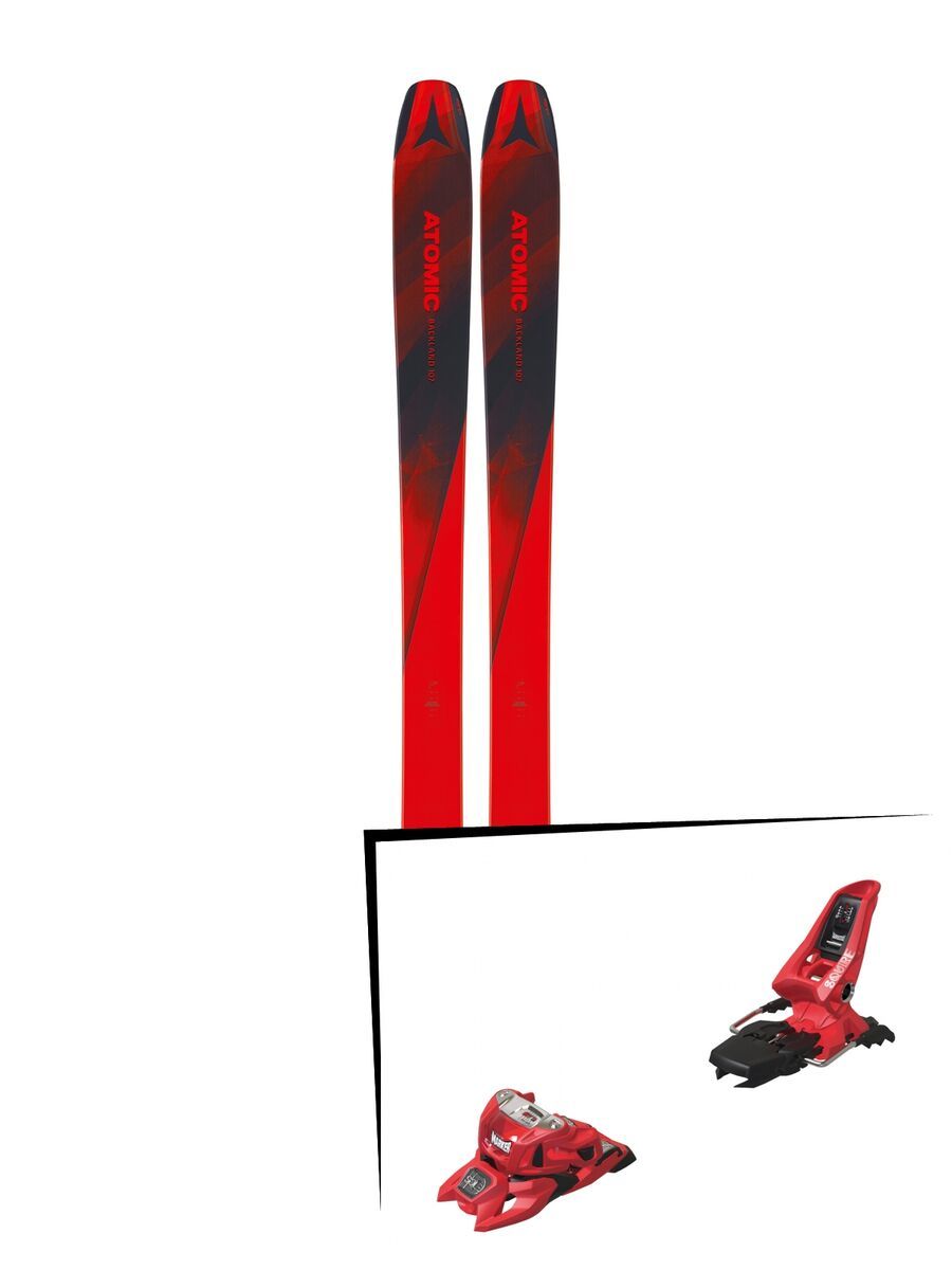 Set: Atomic Backland 107 2019 + Marker Squire 11 ID red - Bild 1