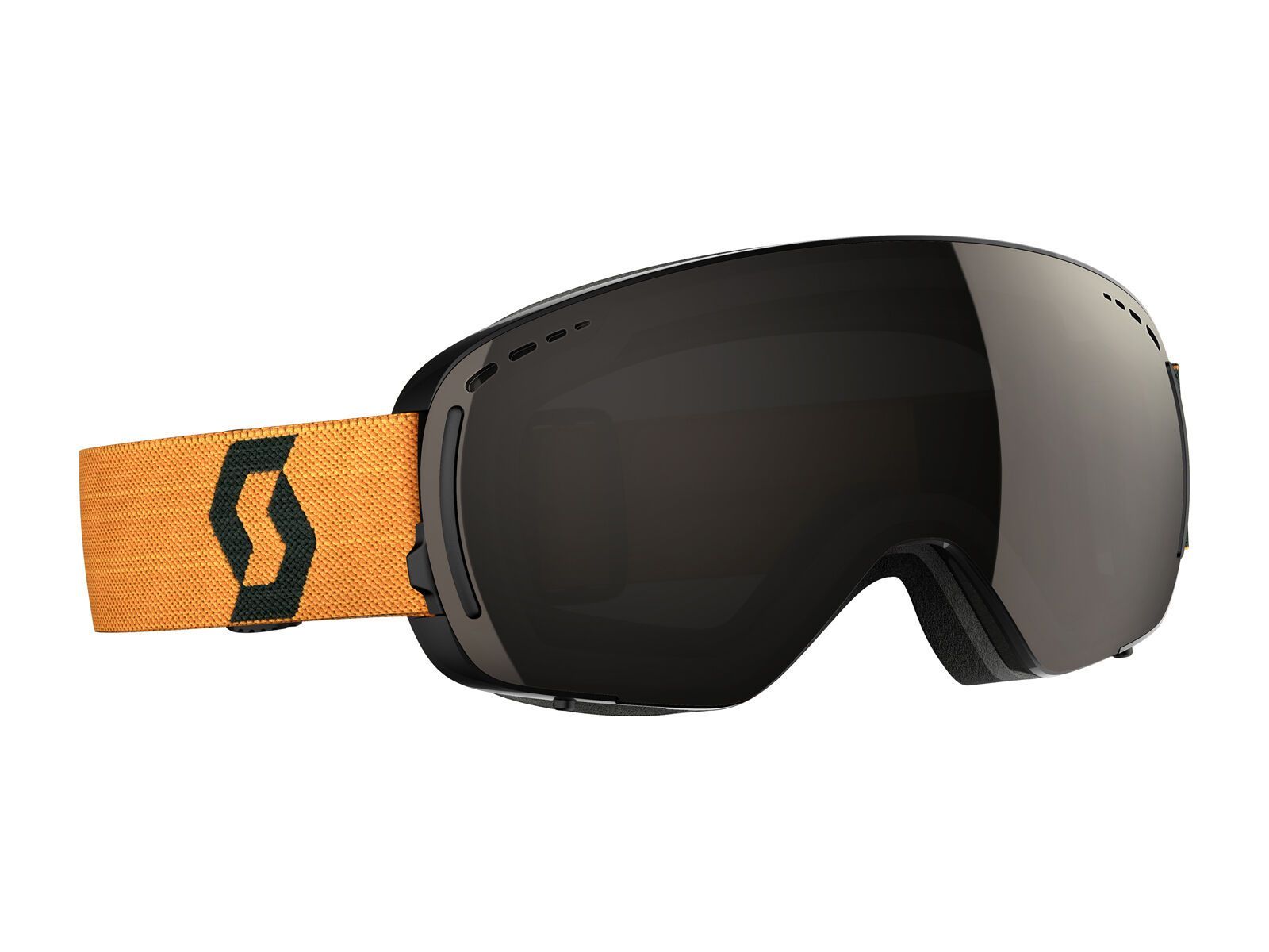 Scott LCG Compact inkl. Wechselscheibe, black mustard yellow/Lens: solar black chrome - Bild 1