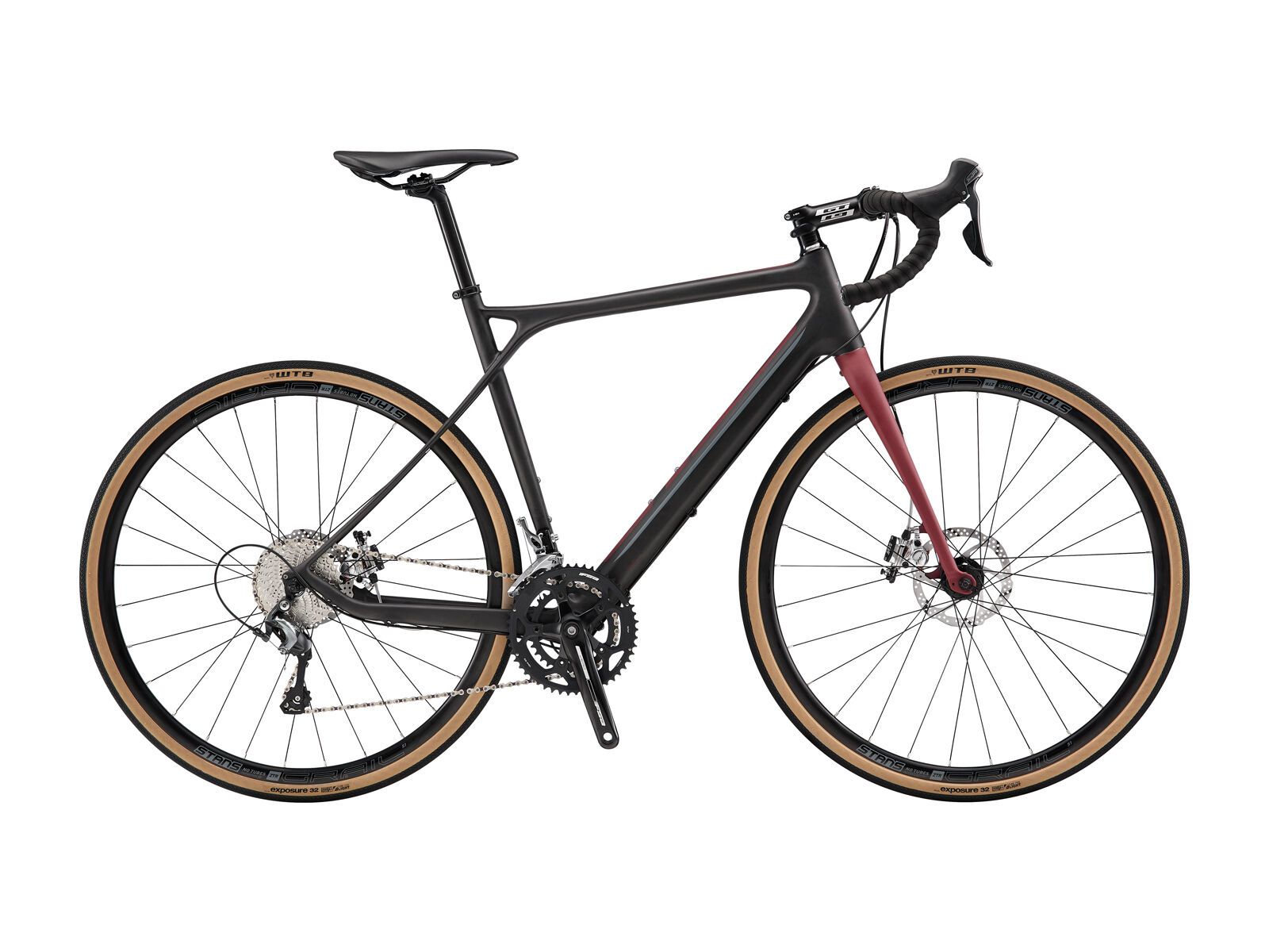 GT Grade Carbon Elite, satin black and wine red w/ wine red and grey - Bild 1