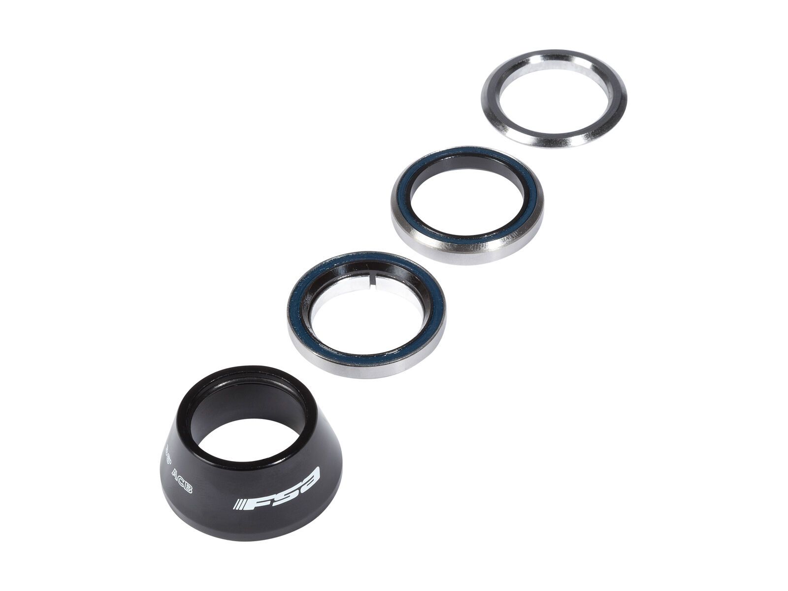 Cube Steuersatz ORBIT I Alu-Kappe, black - Bild 1