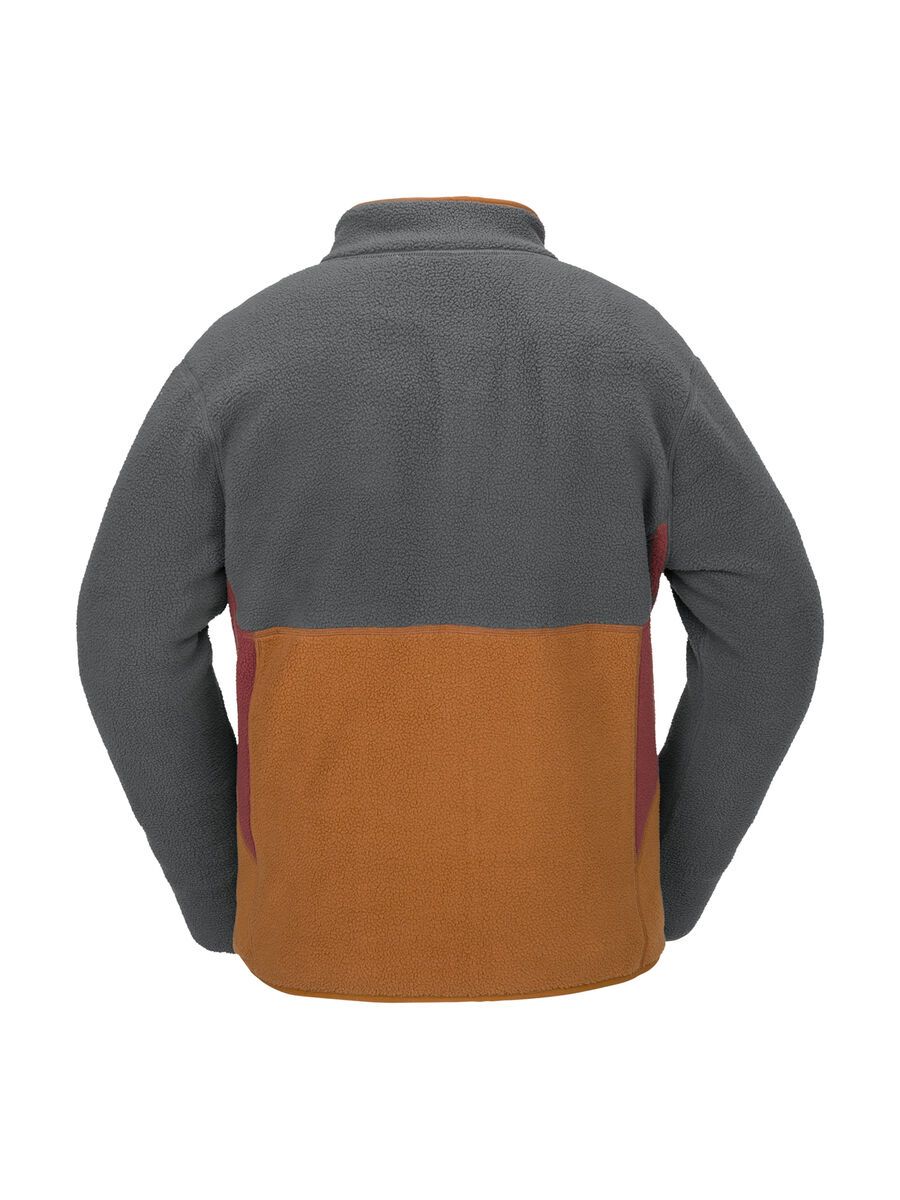 Volcom Fleecer Full Zip, charcoal - Bild 2